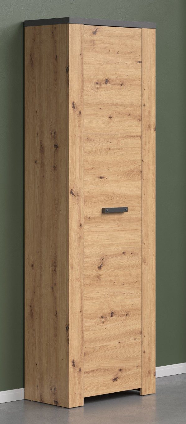 trendteam Schuhschrank Garderobenschrank Follow, Artisan Eiche / Matera grau 65 cm