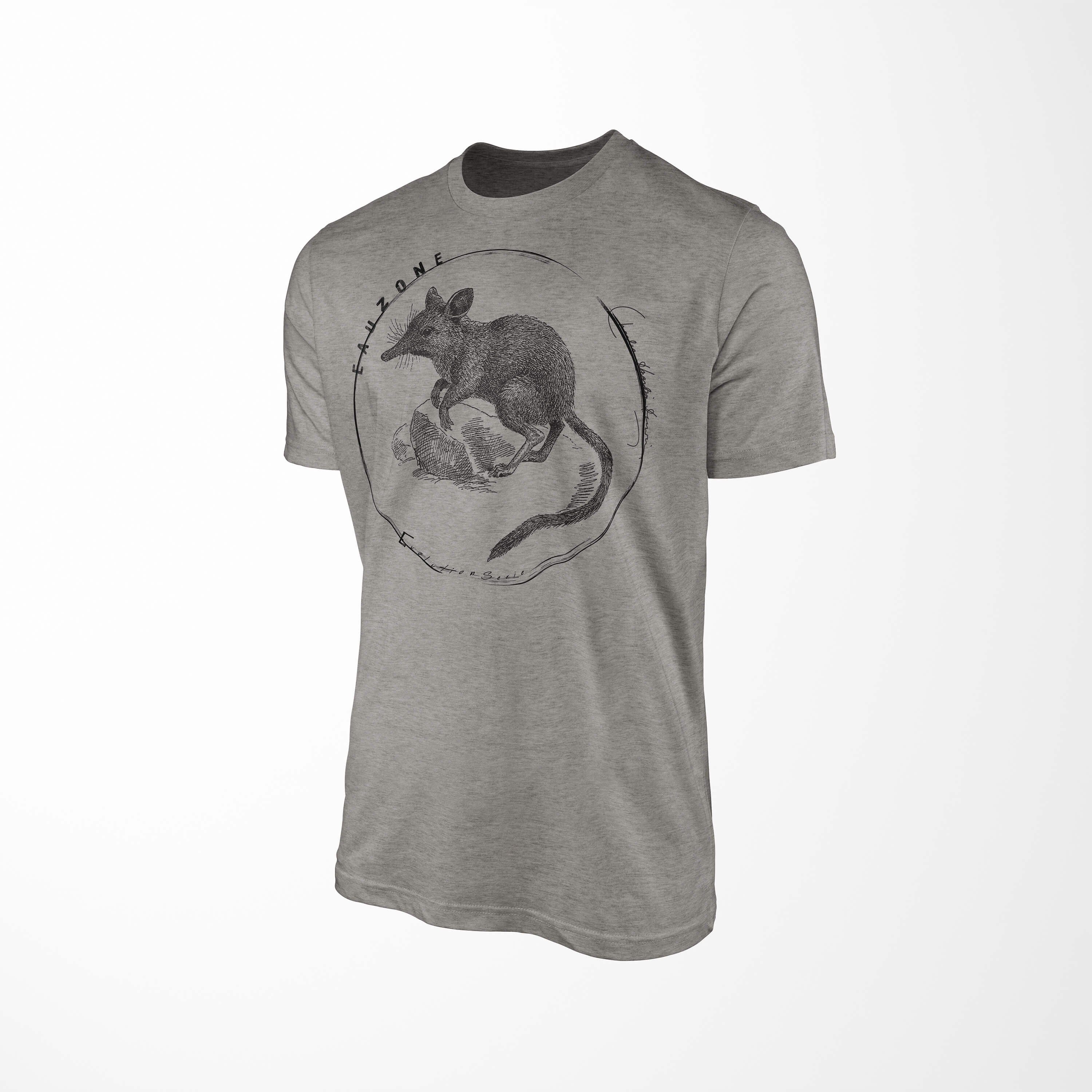T-Shirt Evolution Ash Sinus Herren Springspitzmaus T-Shirt Art