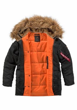 Alpha Industries Parka N3B VF 59 mit abnehmbarem Kunstfellkragen