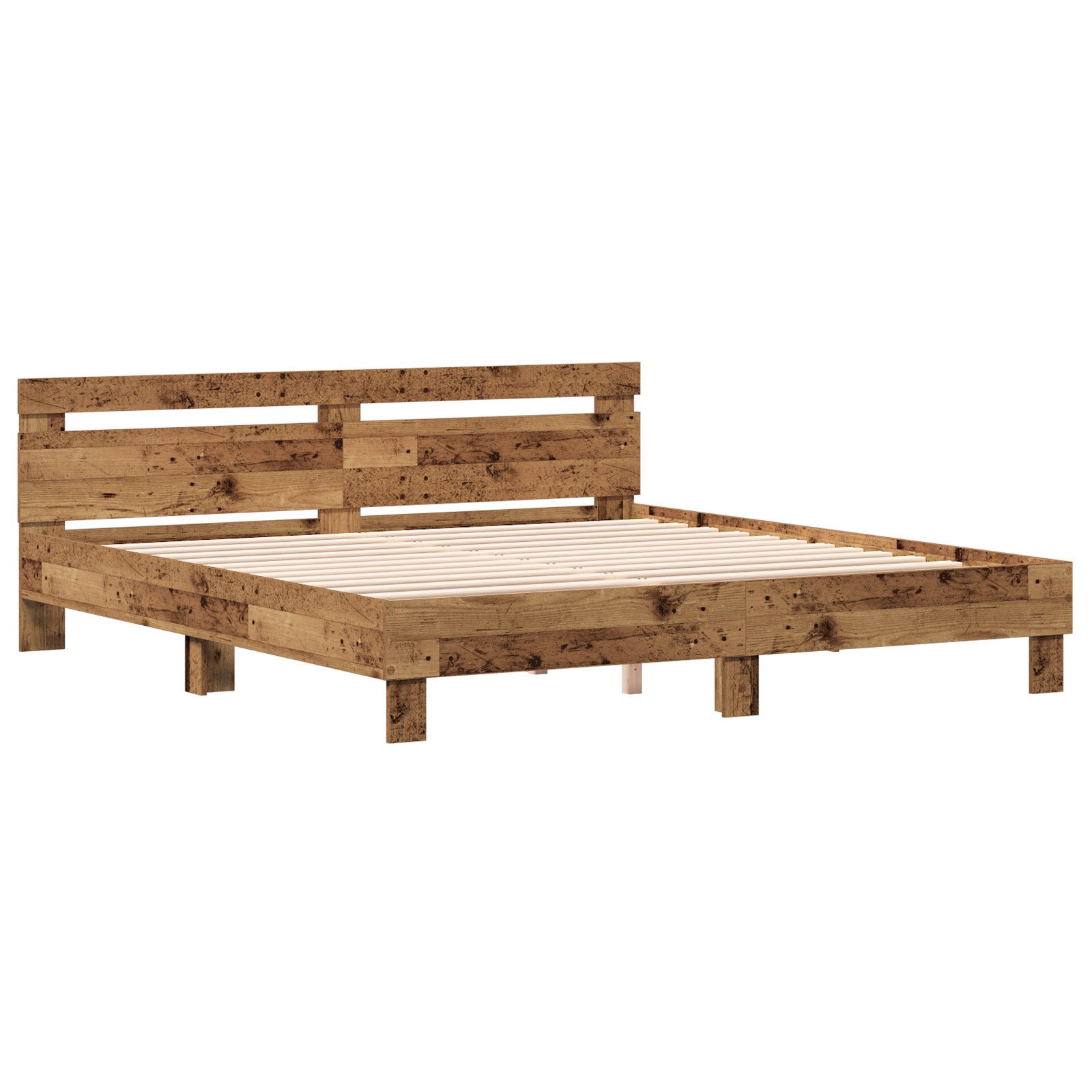 vidaXL Bett Bettgestell Altholz 180 x günstig online kaufen