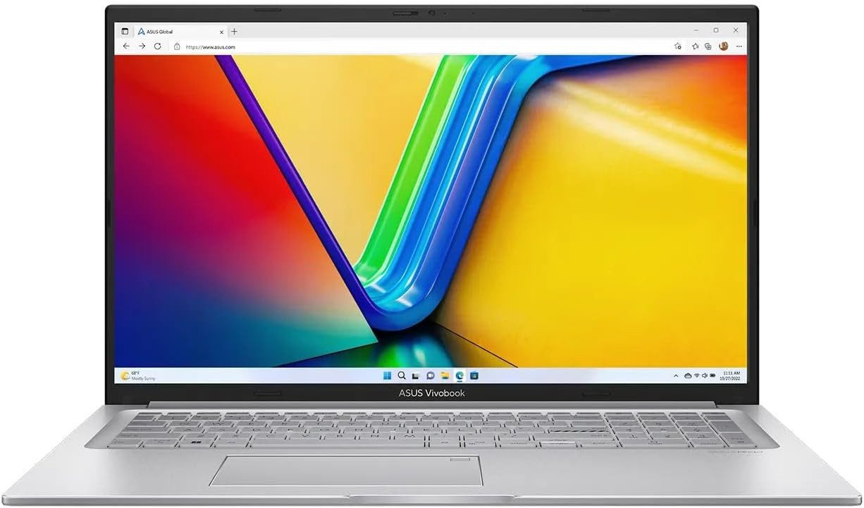 Asus Vivobook M-Series beleuchtete Tastatur - Windows 11 Pro #mit Funkmaus Notebook (43,94 cm/17,3 Zoll, AMD Ryzen 5 7530U, Radeon, 2000 GB SSD, Vielseitige Leistung für Ihren Alltag)