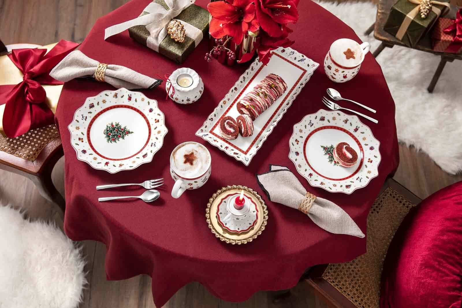 Villeroy & Boch Speiseteller Toy's Delight Speiseteller 28 x 28 cm 6er Set, (6 St)