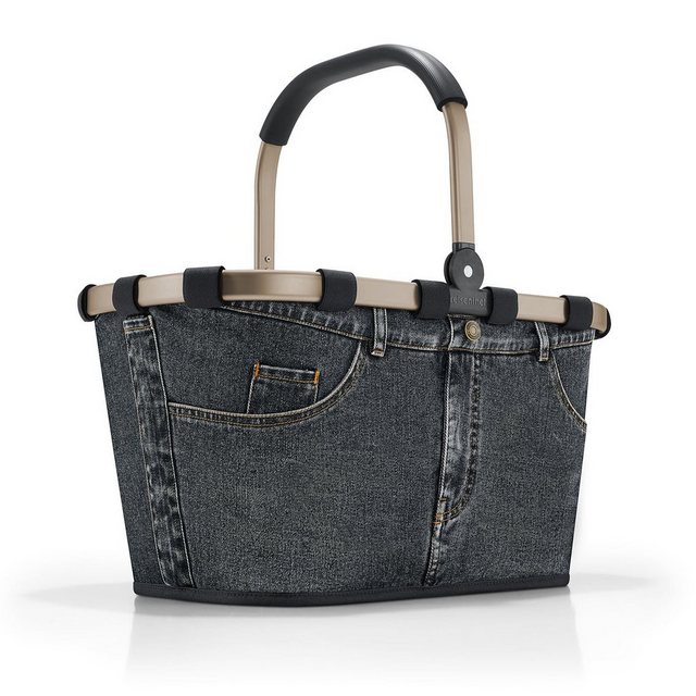 REISENTHEL® Einkaufskorb carrybag frame jeans dark grey, 22 l