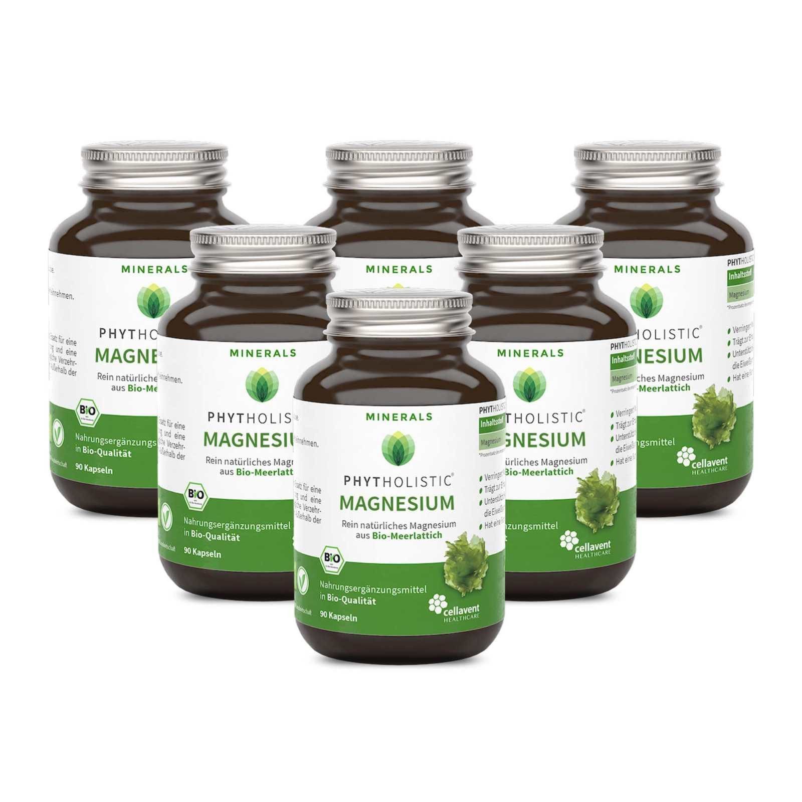 Cellavent Healthcare Bio Magnesium Tabletten - Phytholistic Magnesium Kapseln