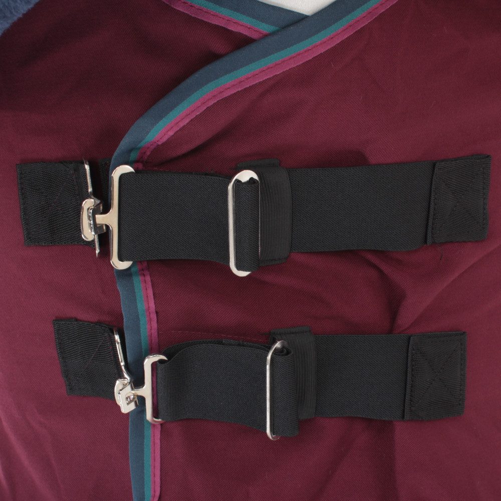 Horseware Pferde-Abschwitzdecke Horseware Rambo Show Set Sheet - Burgundy