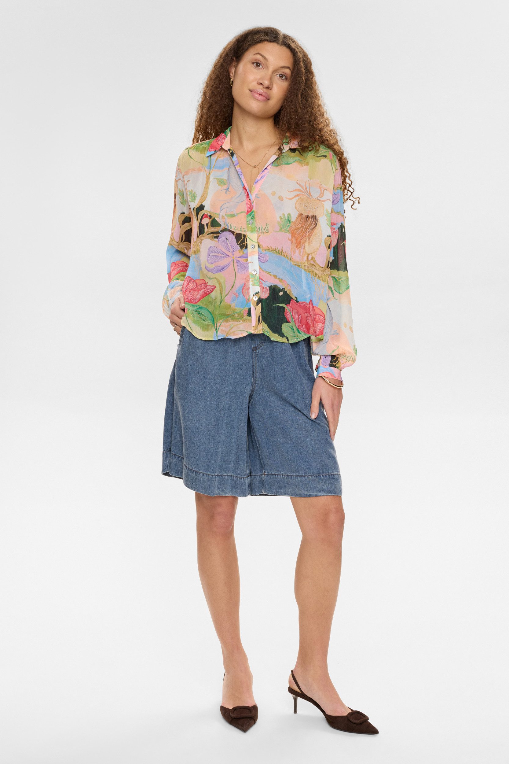 nümph Klassische Bluse