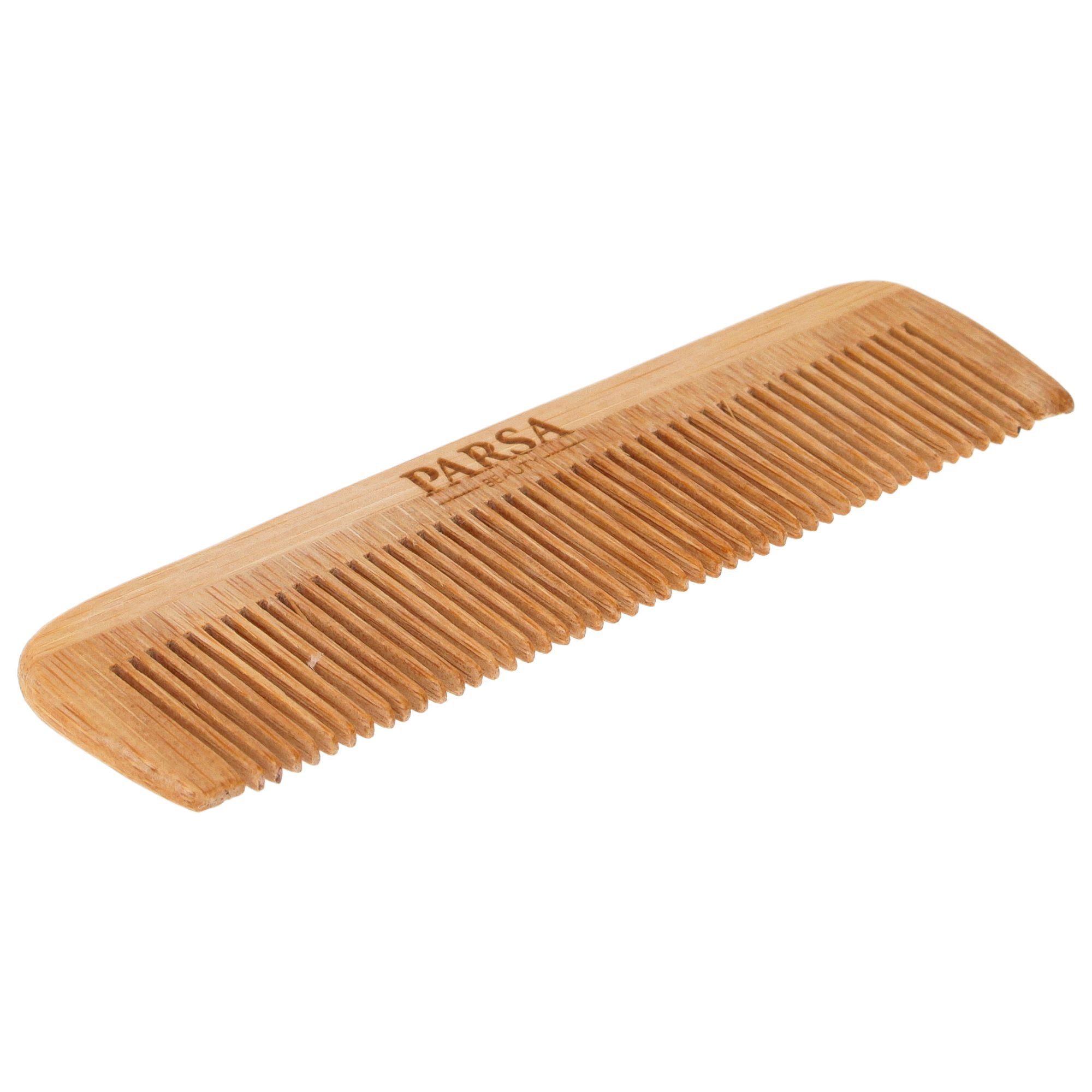 Bambusholz Beauty Haarkamm aus Bambus PARSA Frisierkamm FSC®-zertifiziertem
