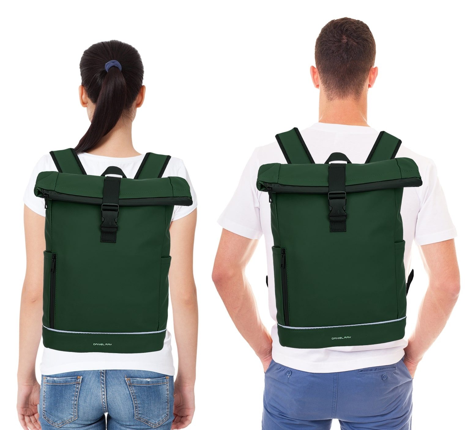 Daniel Ray Freizeitrucksack Kurierrucksack wasserabweisend Outdoor Damen Herren, Highlands Laptoprucksack Tasche wasserabweisend + Etui
