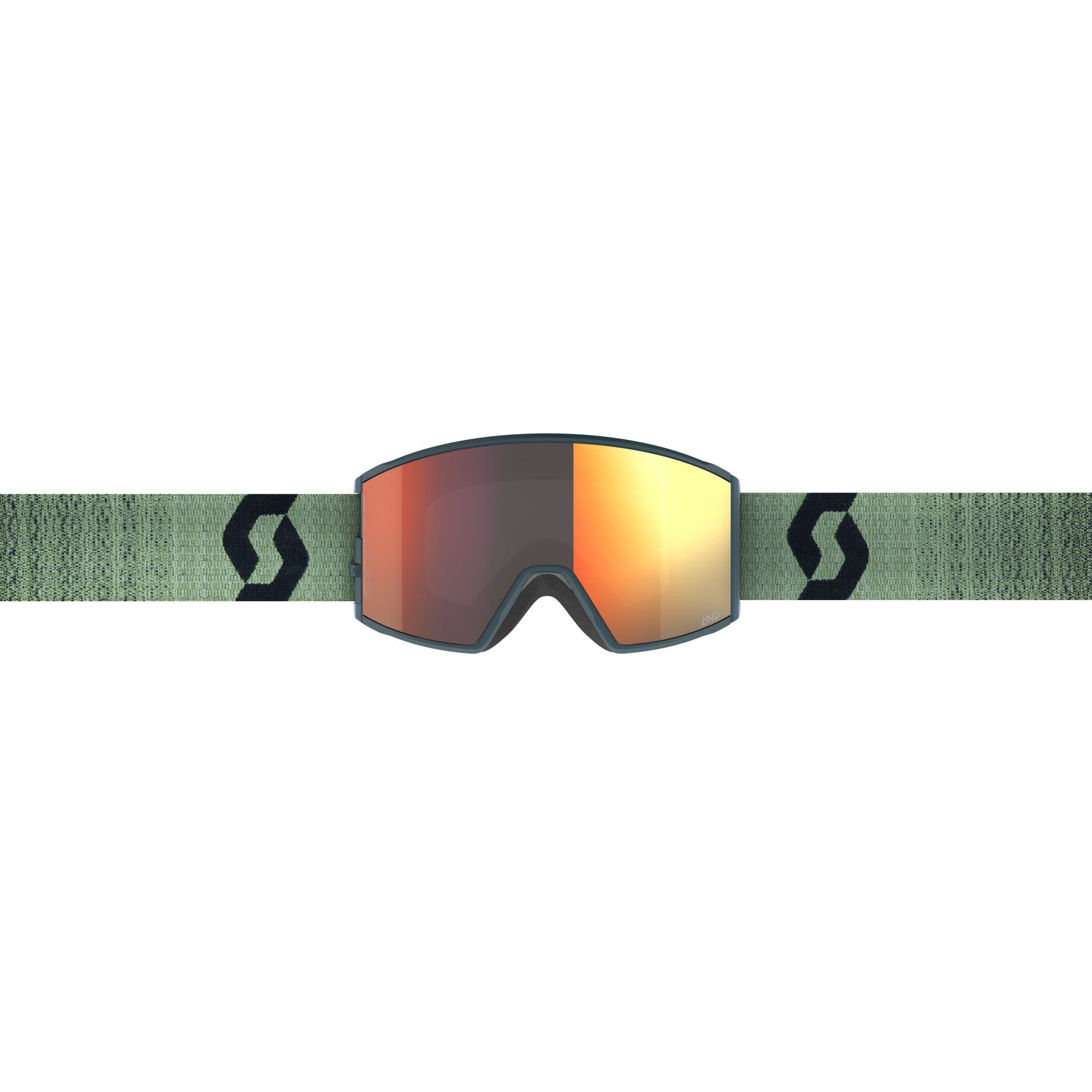 Chrome Red React Scott - Green Goggle Accessoires - Solar Skibrille Black Soft Scott