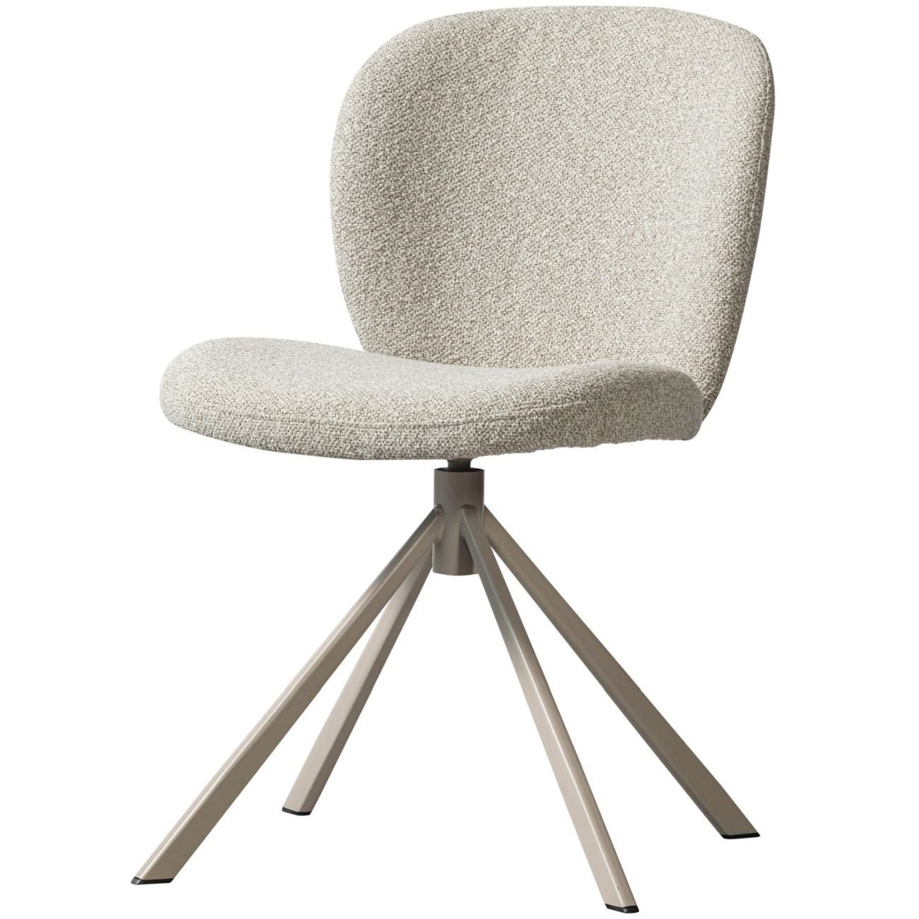 WOOOD Stuhl Femke aus Boucle, Natur