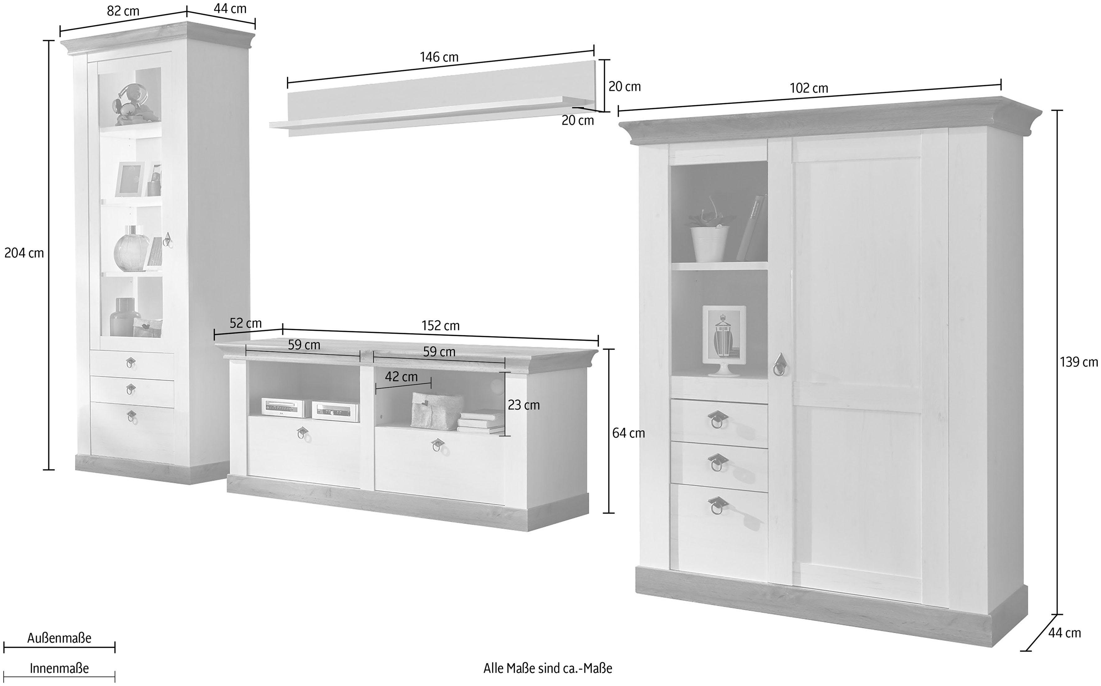 Home affaire Wohnwand Cremona