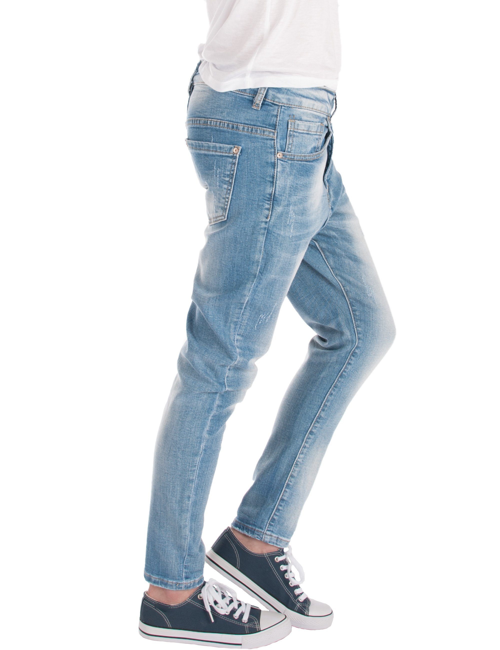 Fraternel 5-Pocket-Style, Relaxed Stretch, Baggy, Boyfriend-Jeans