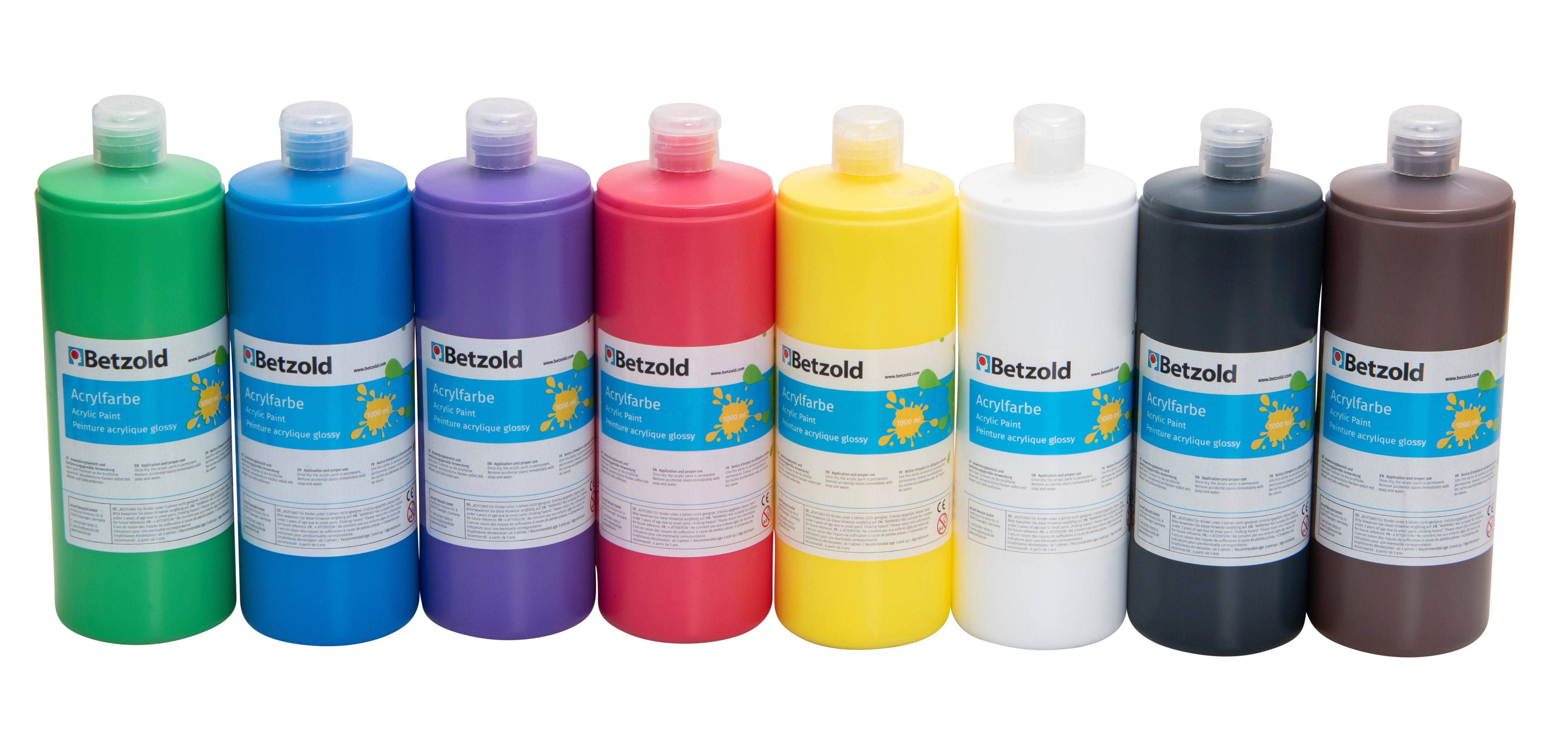Betzold Acrylfarbe Acrylfarben, 8er-Set