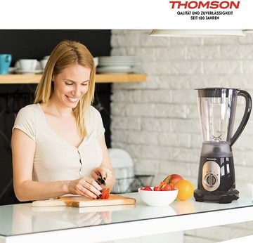Thomson Kompakt-Küchenmaschine THOMSON Compact Blender (1,5 Liter) - Standmixer, 600 W