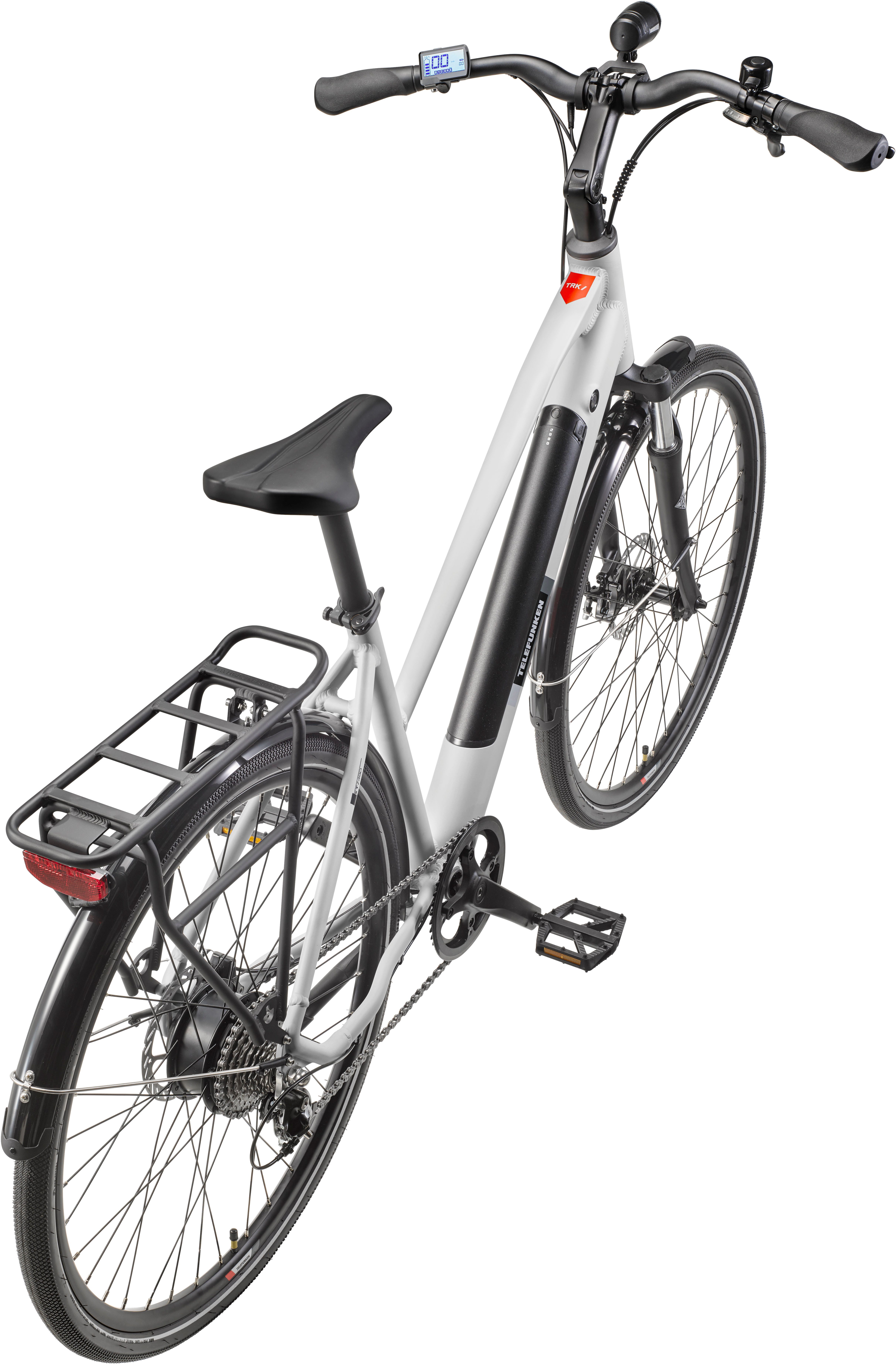 Telefunken E-Bike Trekkingrad E-Trekking Expedition XT490 Damen, 8 Gang Shimano Altus Schaltwerk, Kettenschaltung, Heckmotor, 417,6 Wh, Pedelec, Elektrofahrrad, Damen, innerhalb StVZO, 28 Zoll