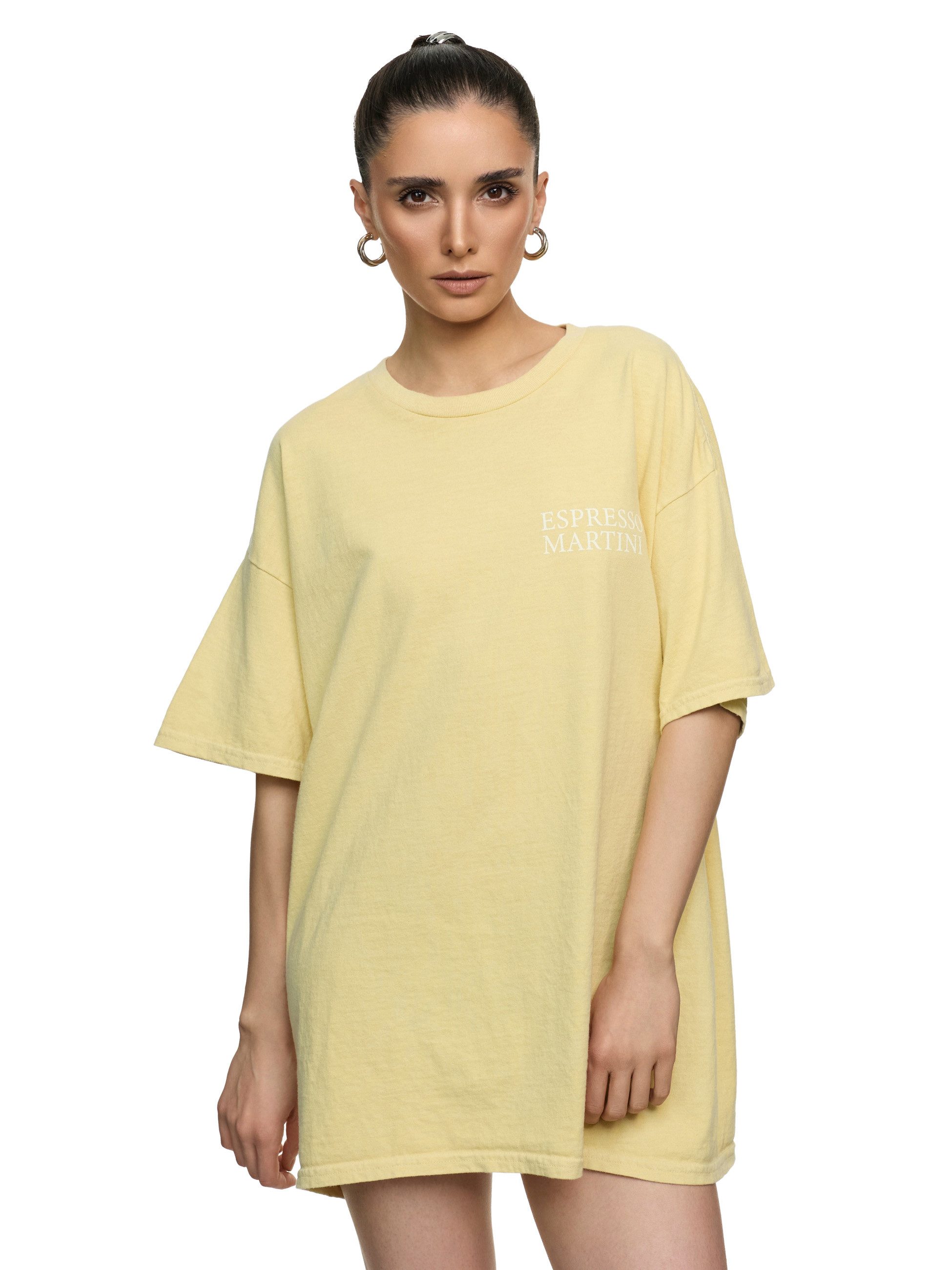 Worldclassca Print-Shirt Worldclassca Oversized Print ESPRESSO MARTINI T-Sh günstig online kaufen