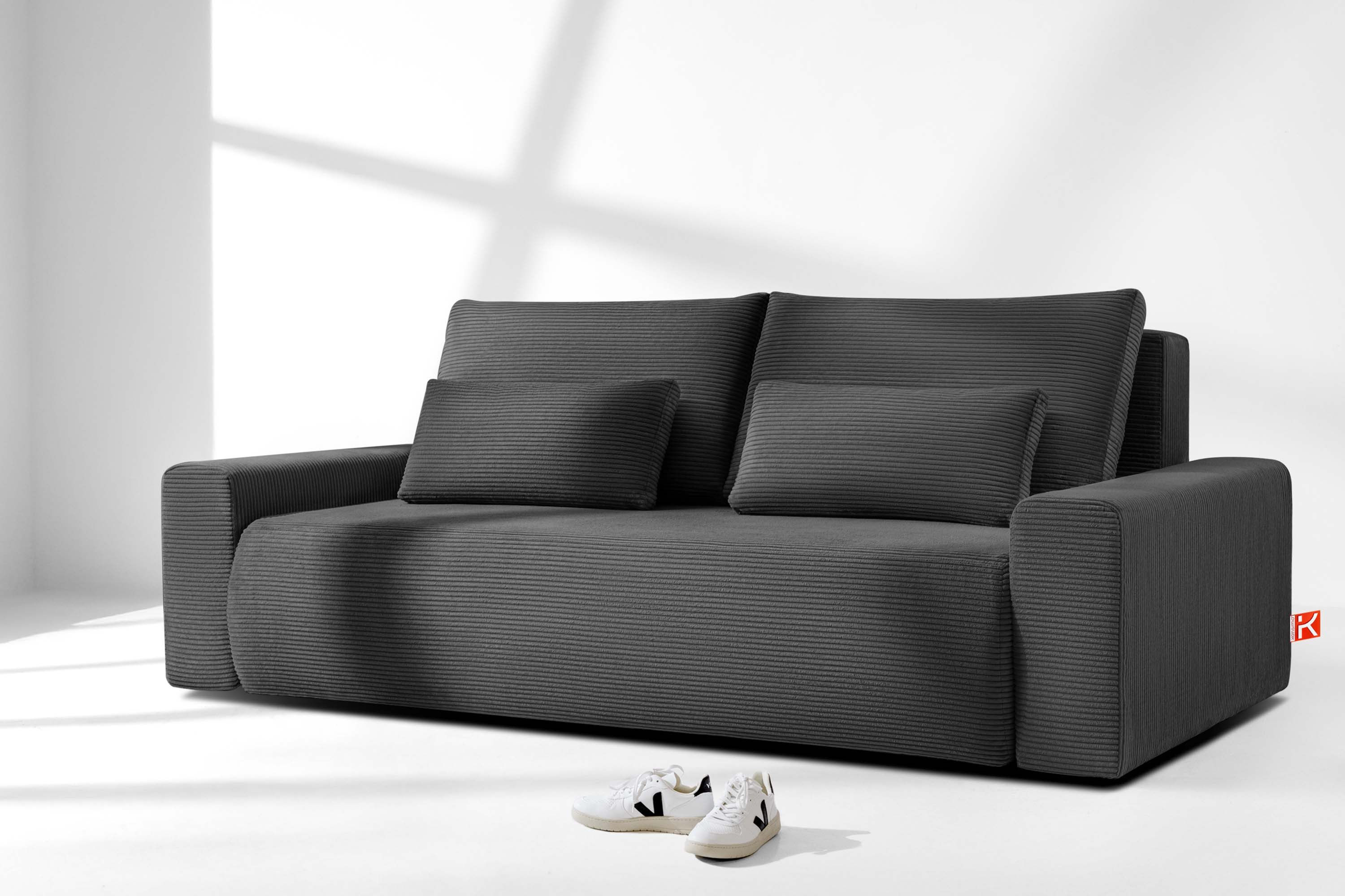 KONSIMO® 3-Sitzer MOLLIS Schlafsofa, Einzelsofa, mit Wellenfeder, hergestel günstig online kaufen