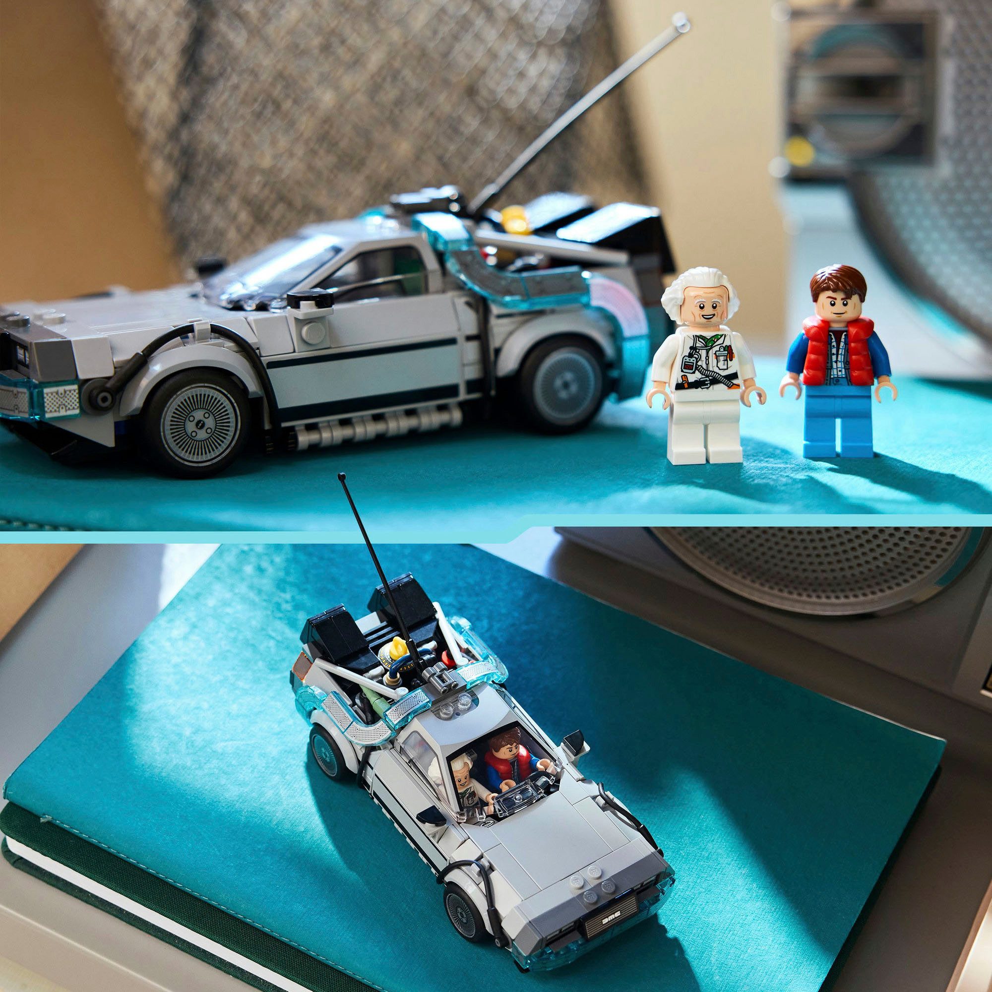 LEGO® Zeitmaschine aus Zurück in die Zukunft (77256), LEGO Speed Champions Konstruktionsspielsteine, (357 St), Made in Europe