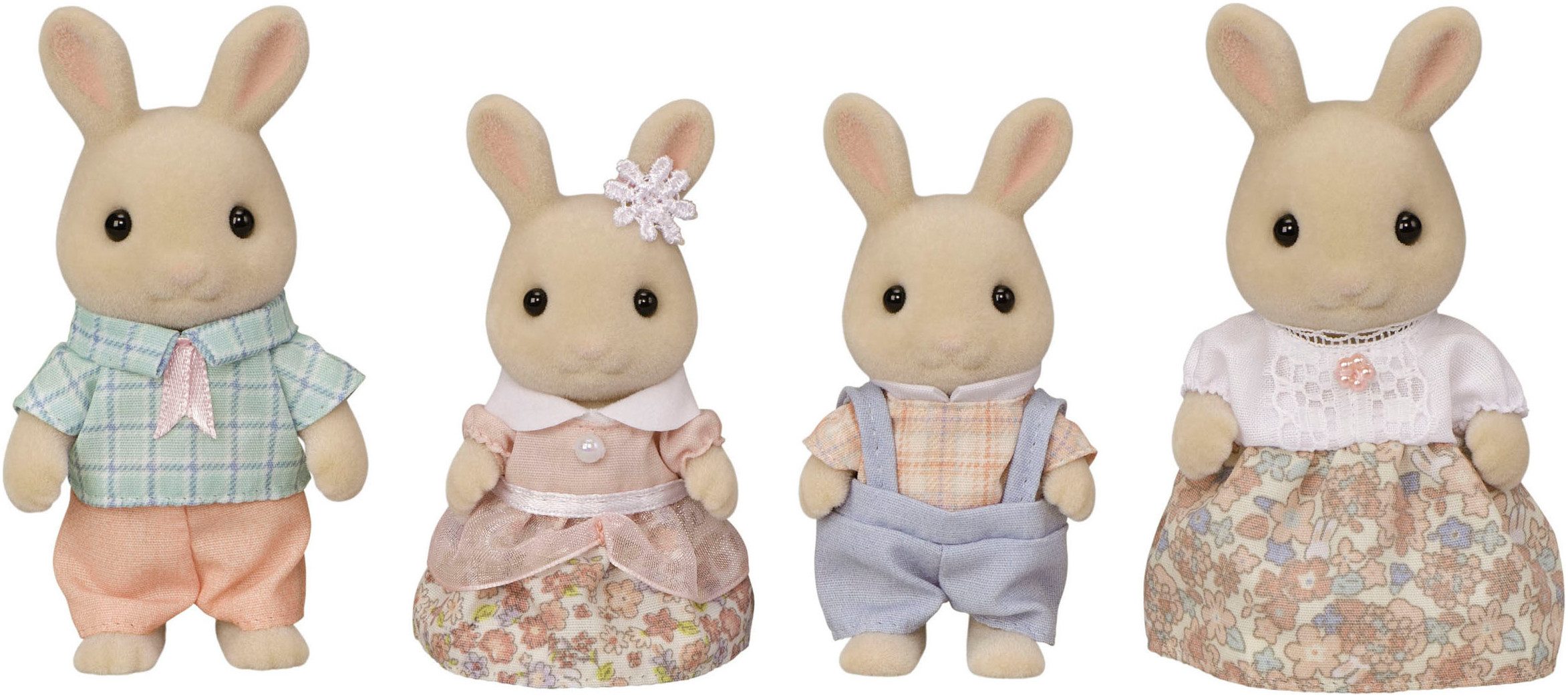 Sylvanian Families Spielfigur Spielset Milchhasen Familie (5706)