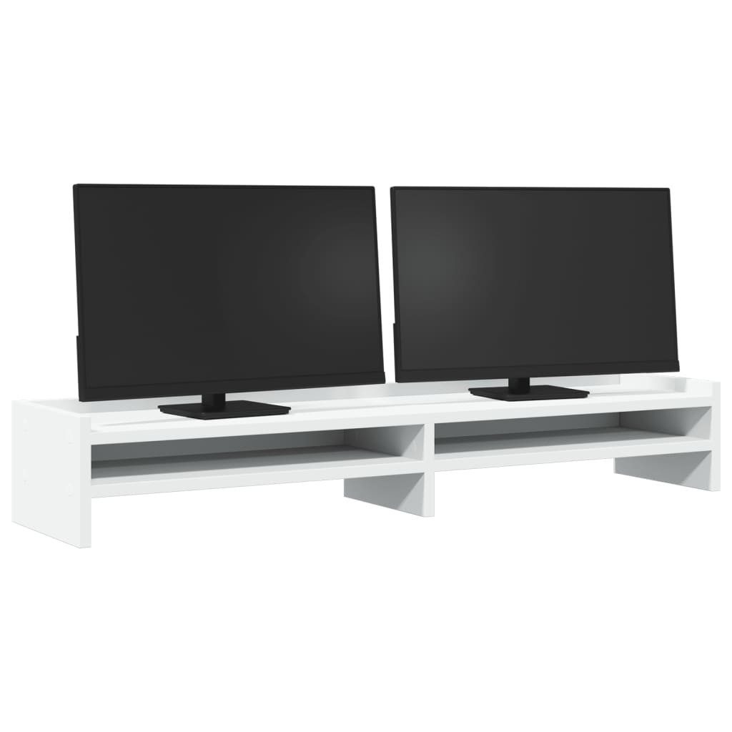 vidaXL Computertisch Monitorständer Weiß 100x24x16 cm günstig online kaufen