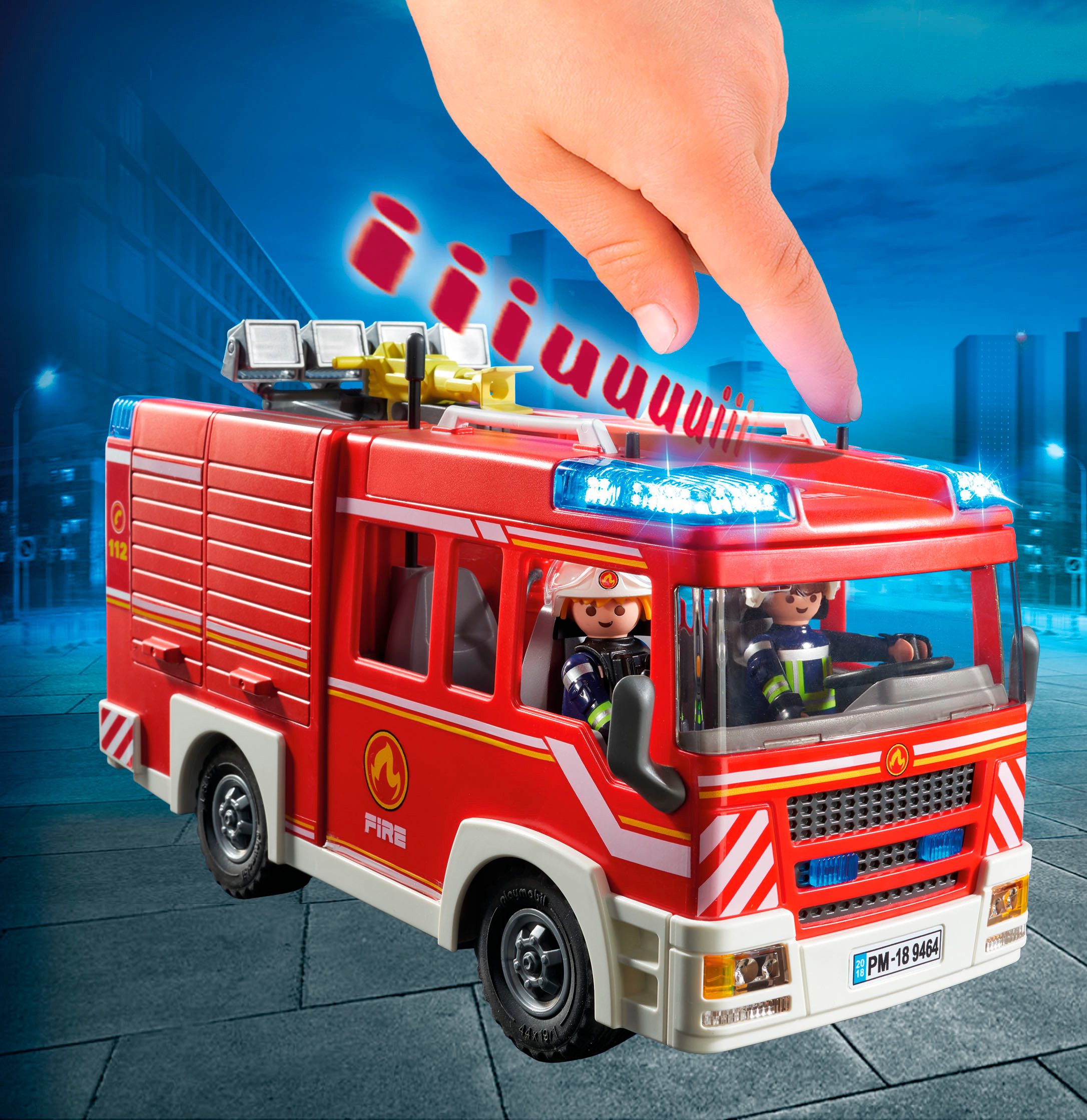 Playmobil® Feuerwehr-Rüstfahrzeug (9464), My Action Heroes Konstruktions-Spielset, Made in Germany