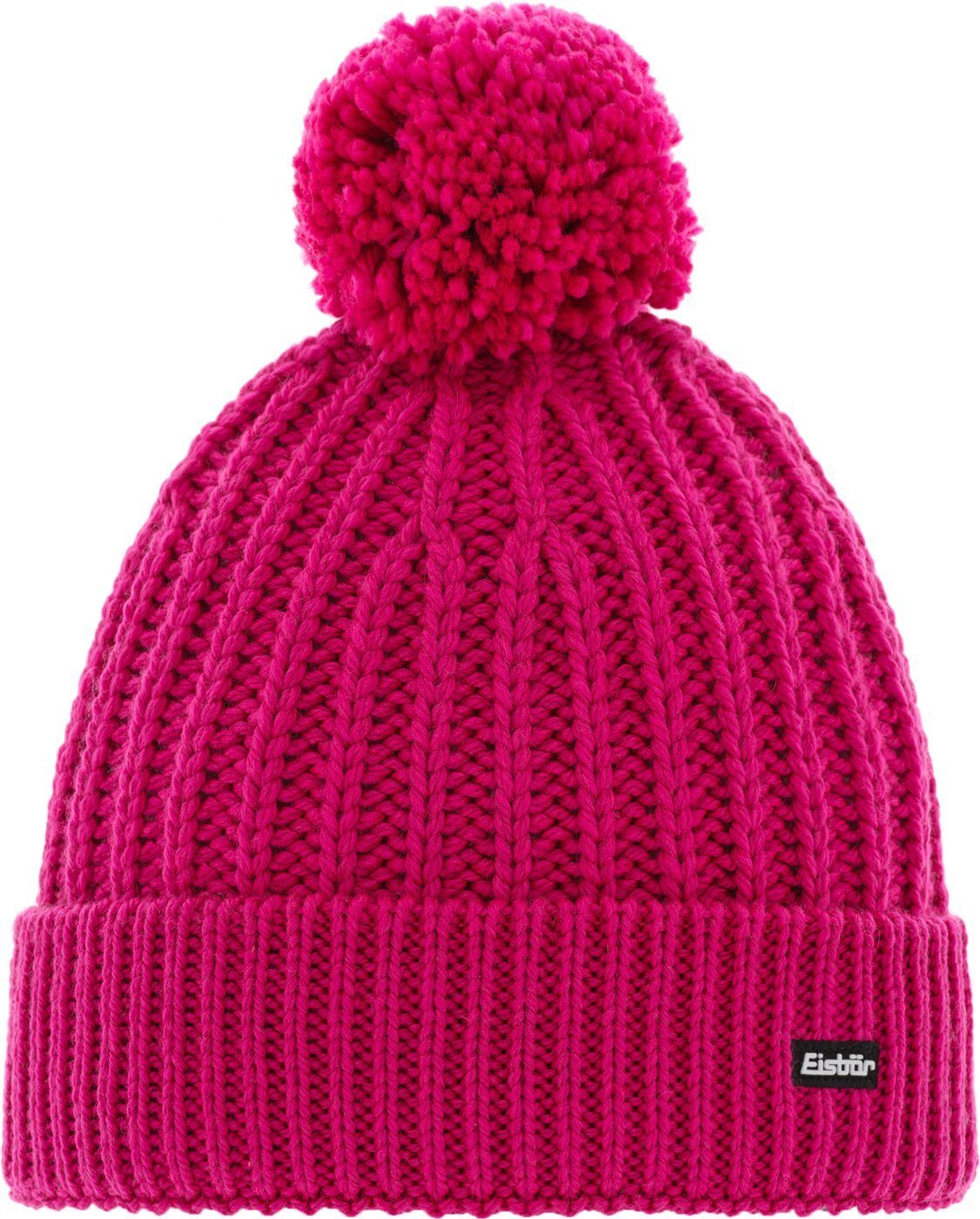 Eisbär Strickmütze Ilex OS MÜ Pompon PITTIPINK