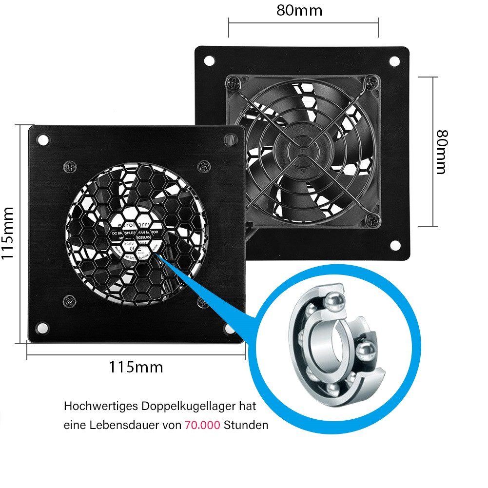 euroharry Mini USB-Ventilator USB Ventilator günstig online kaufen