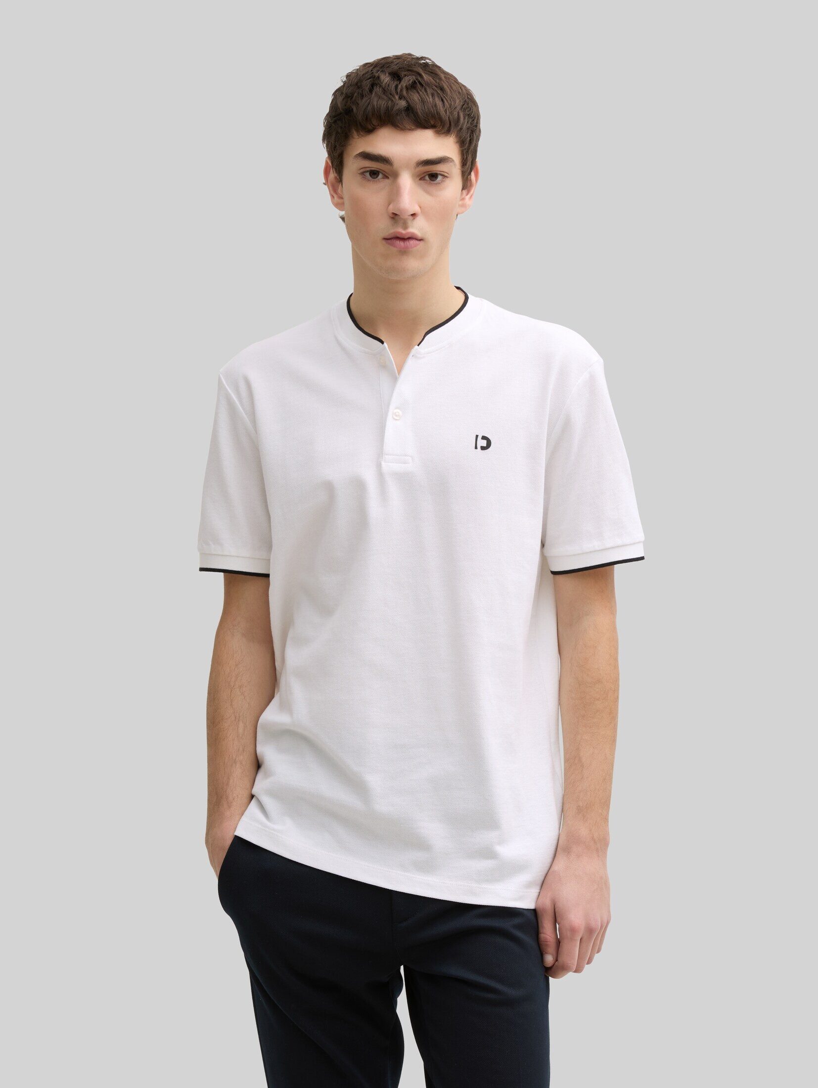 TOM TAILOR Denim Poloshirt Poloshirts Poloshirt mit Bomberkragen
