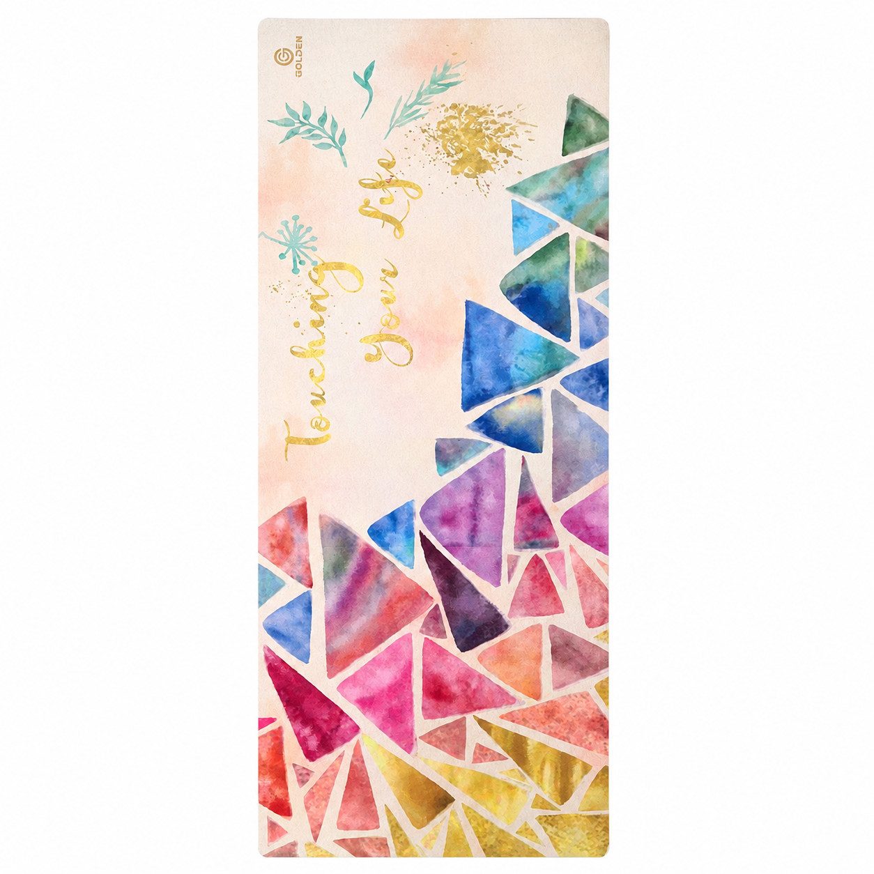 GOLDEN Yogamatte GOLDEN Yogamatte Faltbar rutschfest 1,5mm Dünne Leicht Reise Matte (Set, 1er-Pack), sprühen Sie ein paar Wasser, dann bekam Perfeck Griffe