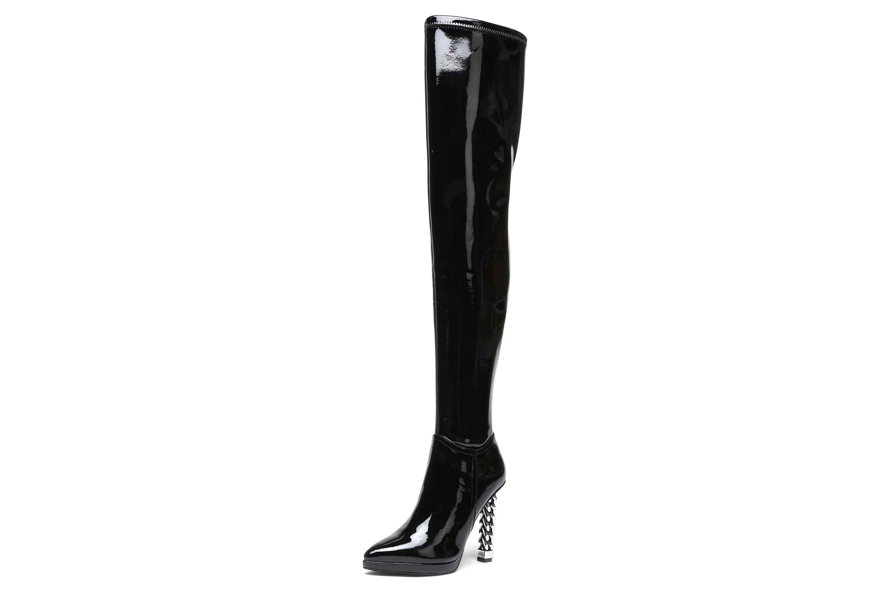 Giaro [D2C] ALISSA BLACK SHINY Stiefel