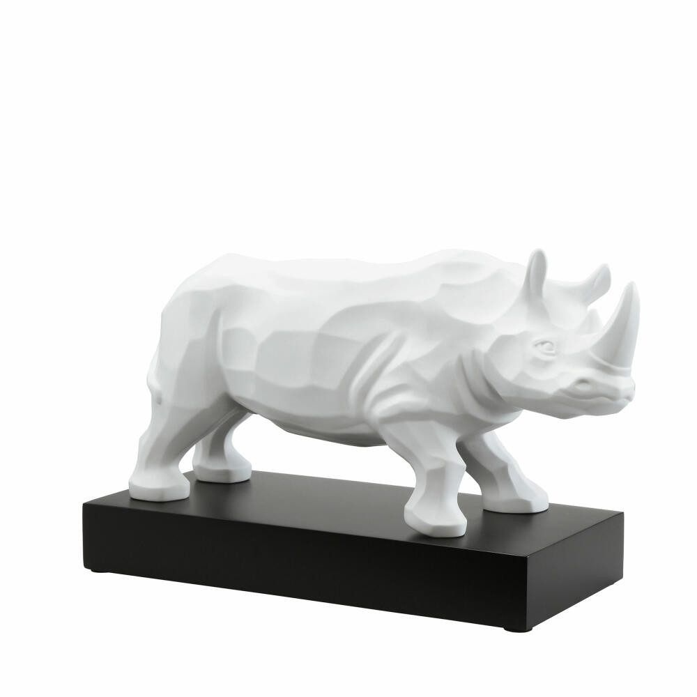 Goebel Dekoobjekt Studio 8 - Rhinozeros Antikweiß