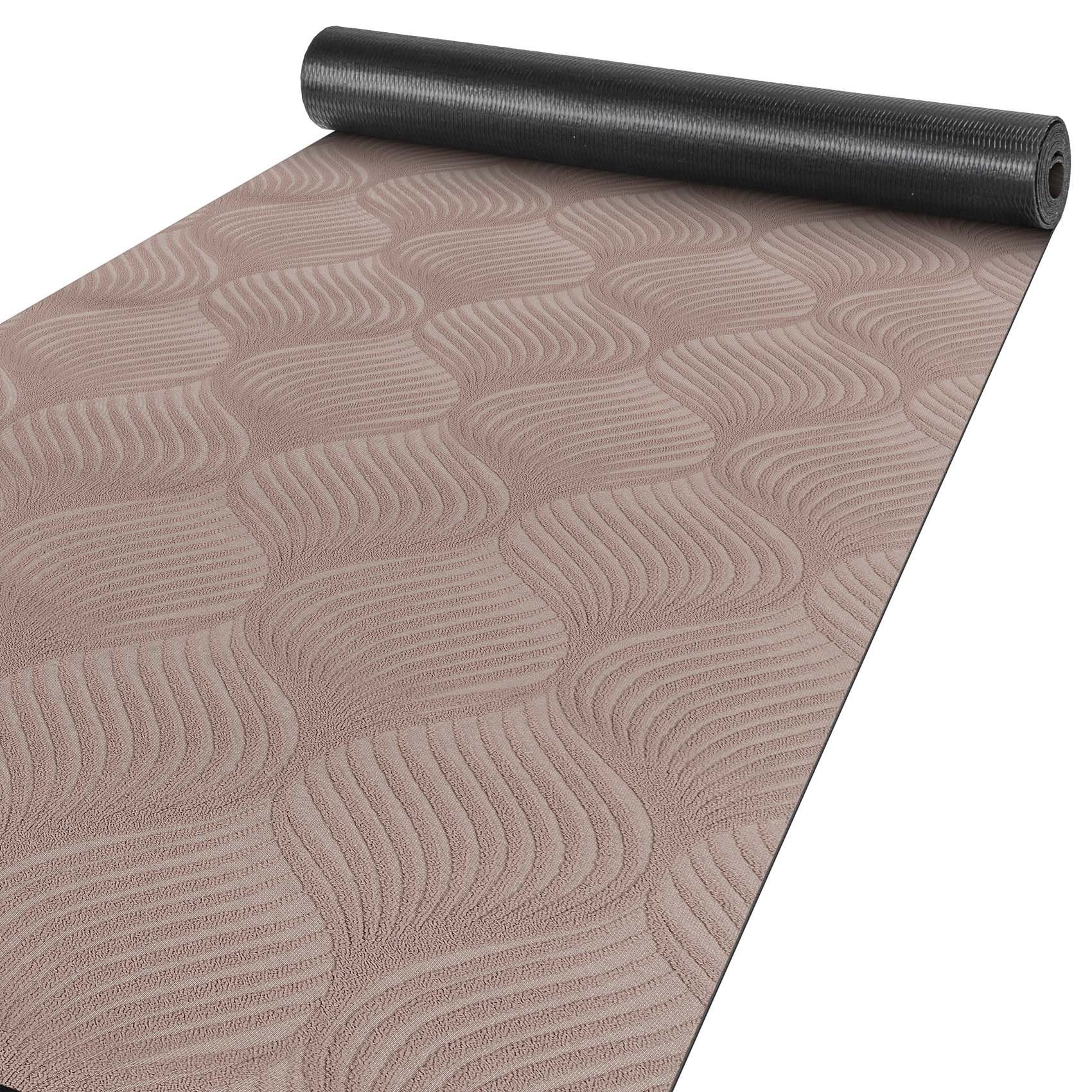 Küchenläufer Küchenläufer Teppichläufer Läufer Textil BAKER Premium Ornament Braun, ANRO, Rechteckig, Höhe: 3 mm, Textil