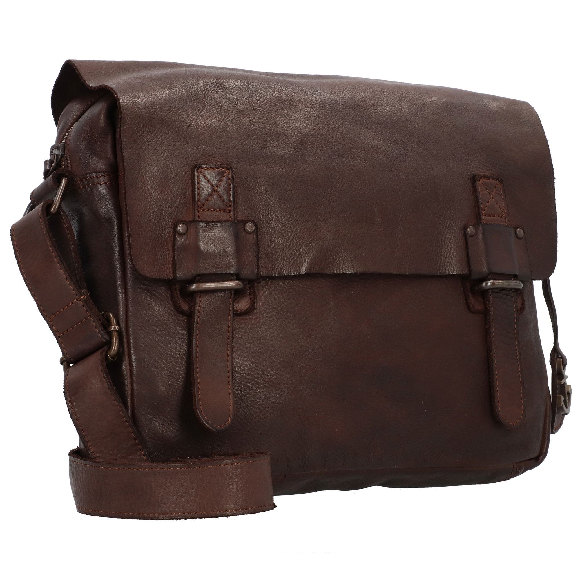 HARBOUR 2nd Umhängetasche Casual, Cool chocolate Leder brown