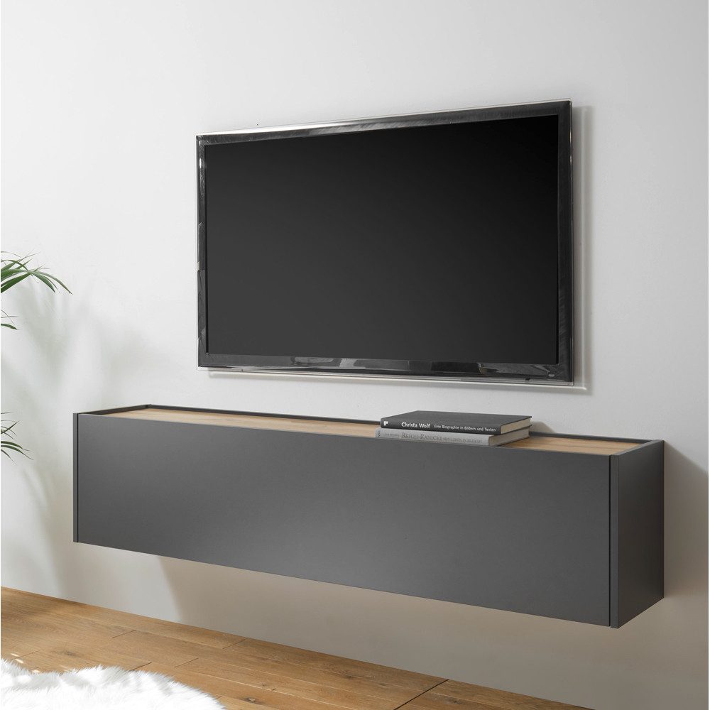 Lomadox Hängeschrank CRISP-61 Wotan Eiche Nb. 150/35/30 cm