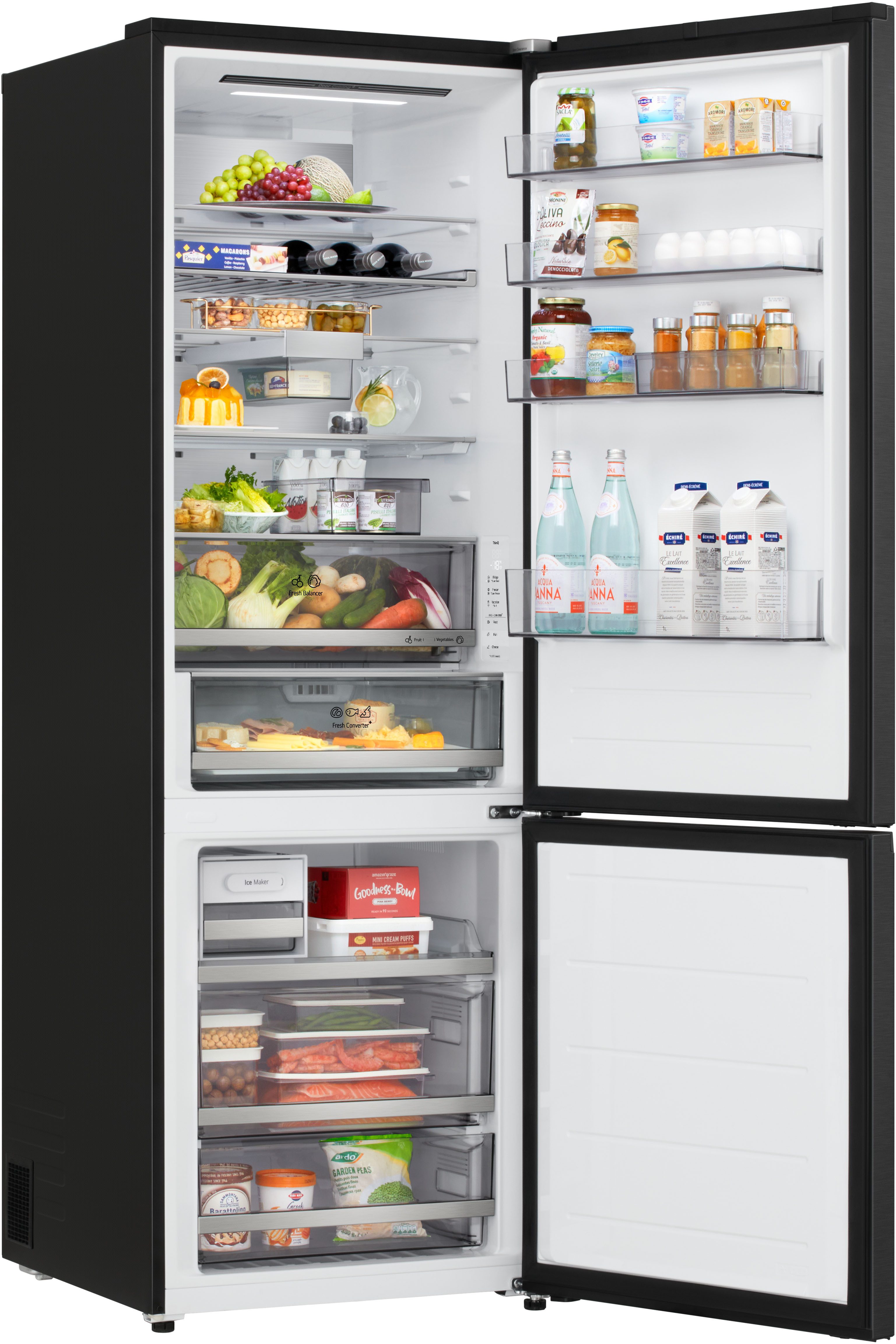 LG Kühl-/Gefrierkombination Serie 7 GBBW726AEV, 203 cm hoch, 69,7 cm breit, Vollintegrierbarer Kühlschrank dank frontaler Luftzufuhr und Abluft – Bild 2 von 5