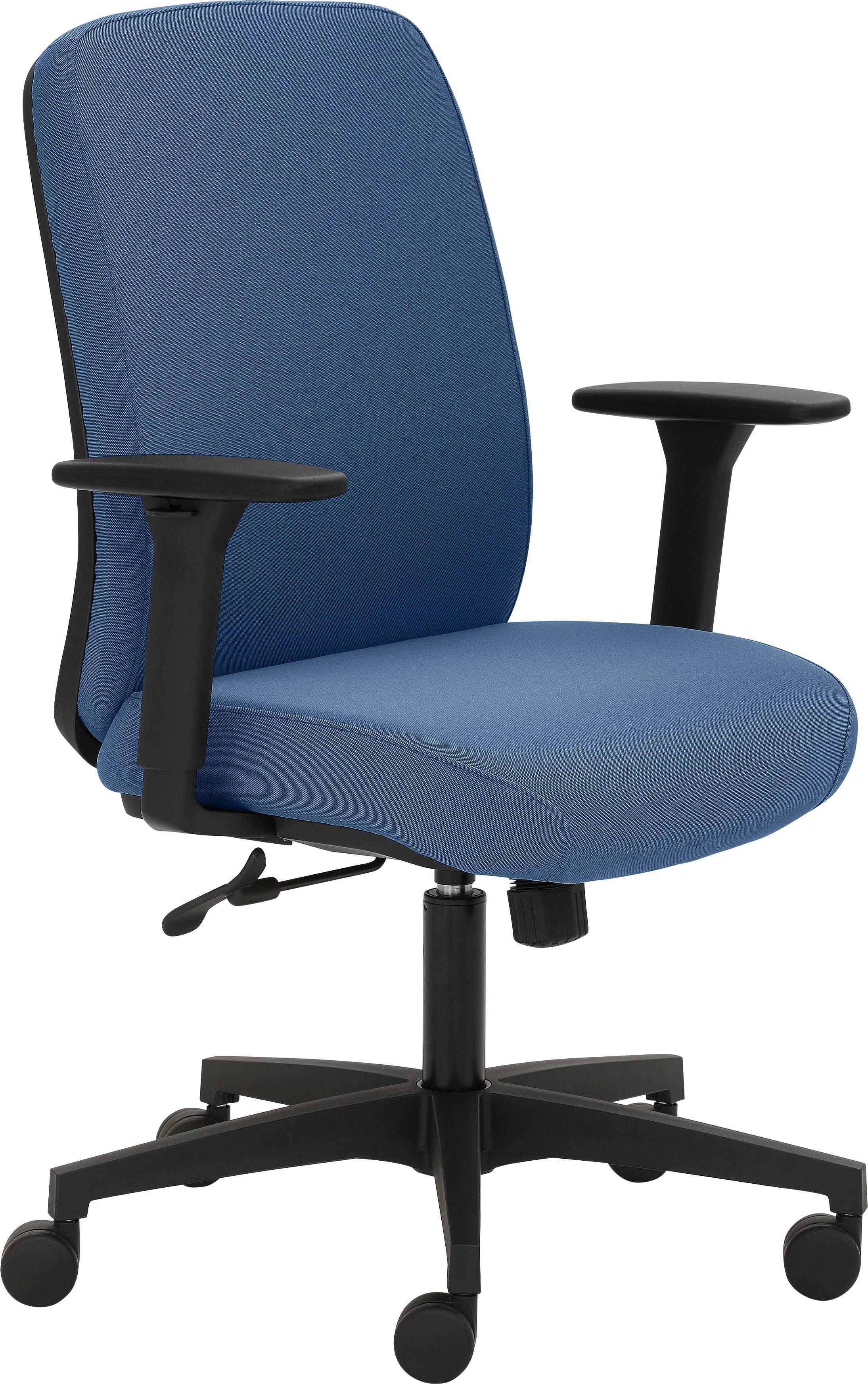 Mayer Sitzmöbel Drehstuhl 2219, GS-zertifiziert, extra starke Polsterung für maximalen Sitzkomfort Blau | Blau