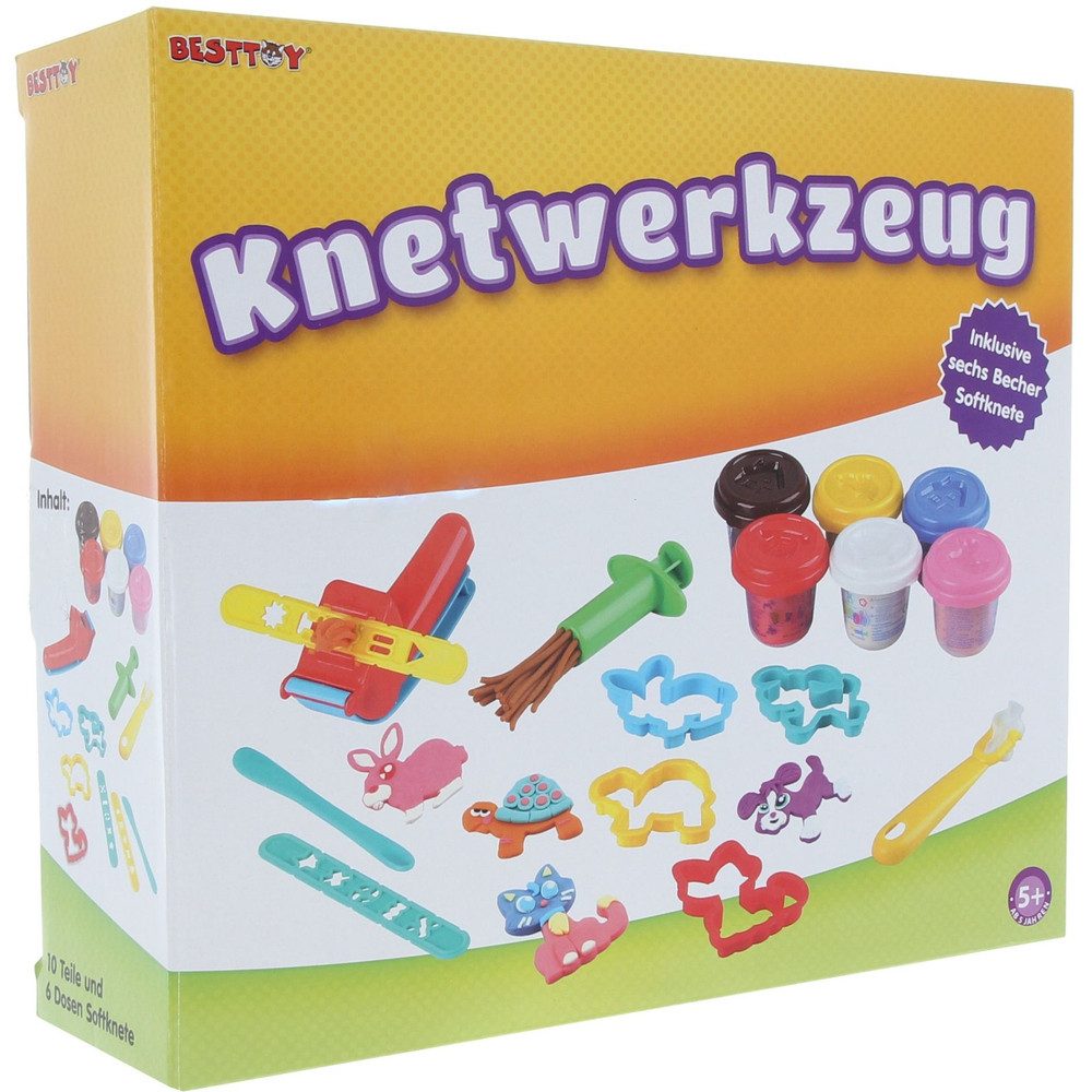 Knete Besttoy - Knet-Set 16 Teile