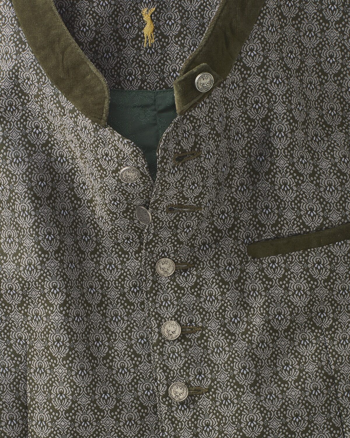 Almsach Trachtenweste Jacquardweste