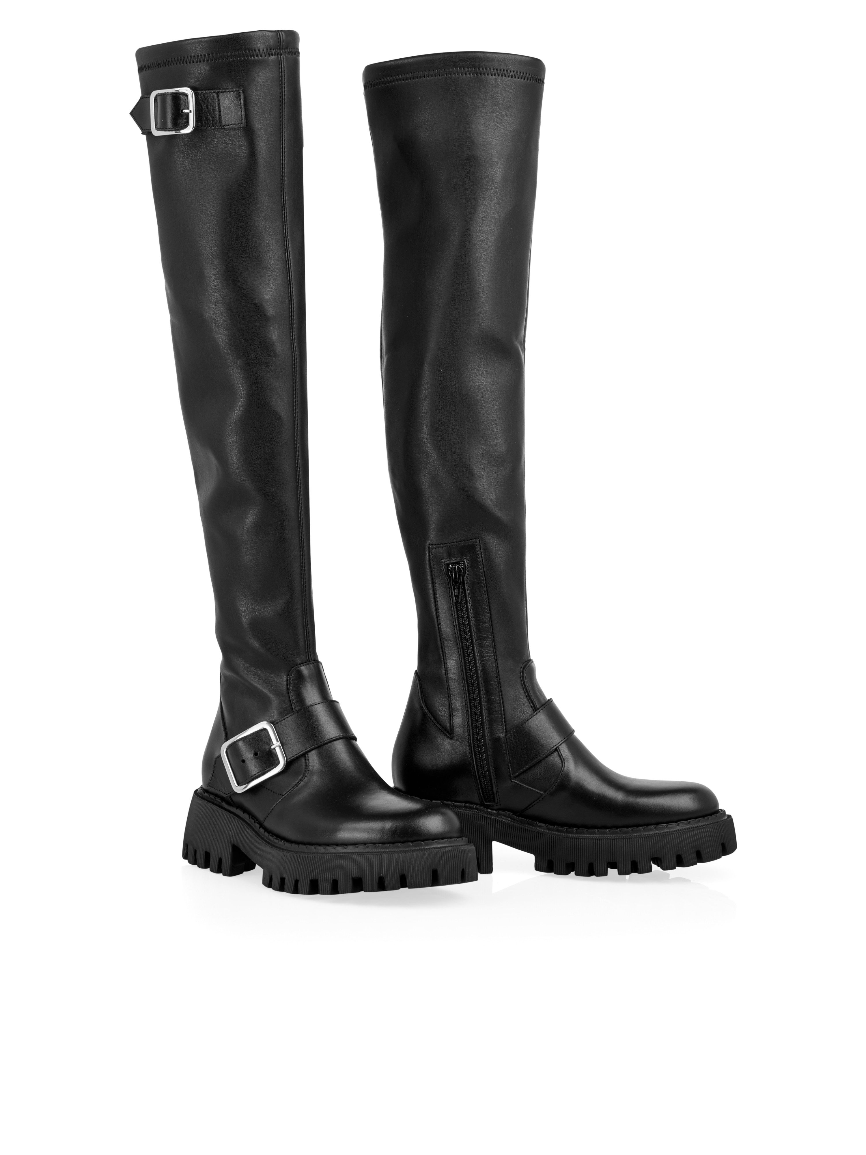 Marc Cain Sports Dodgy Dogs Overkneestiefel Chunky Ботинки, Langschaftstiefel mit Zierschnallen