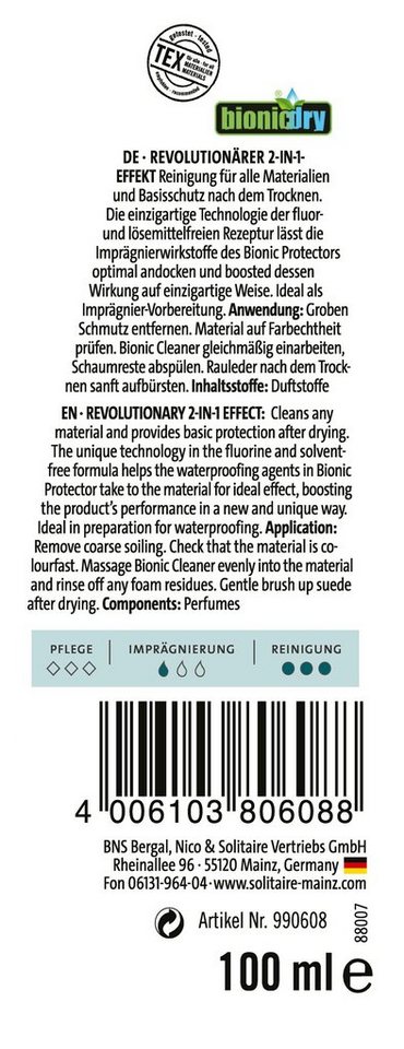 Thumbnail - Solitaire Eco Care Bionic Cleaner Schuhreiniger