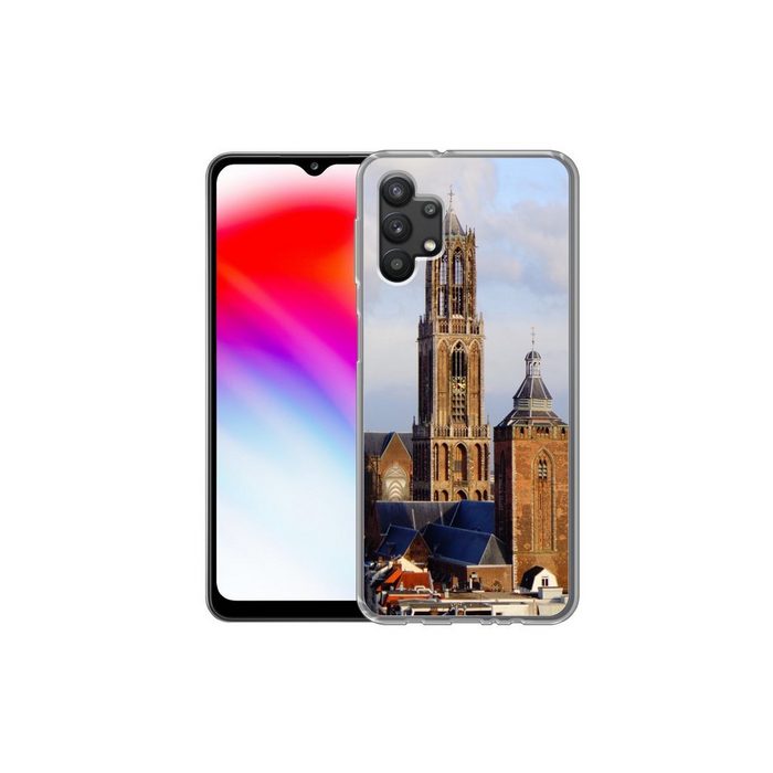 MuchoWow Handyhülle Domturm - Niederlande - Utrecht Handyhülle Samsung Galaxy A32 5G Smartphone-Bumper Print Handy UK10160