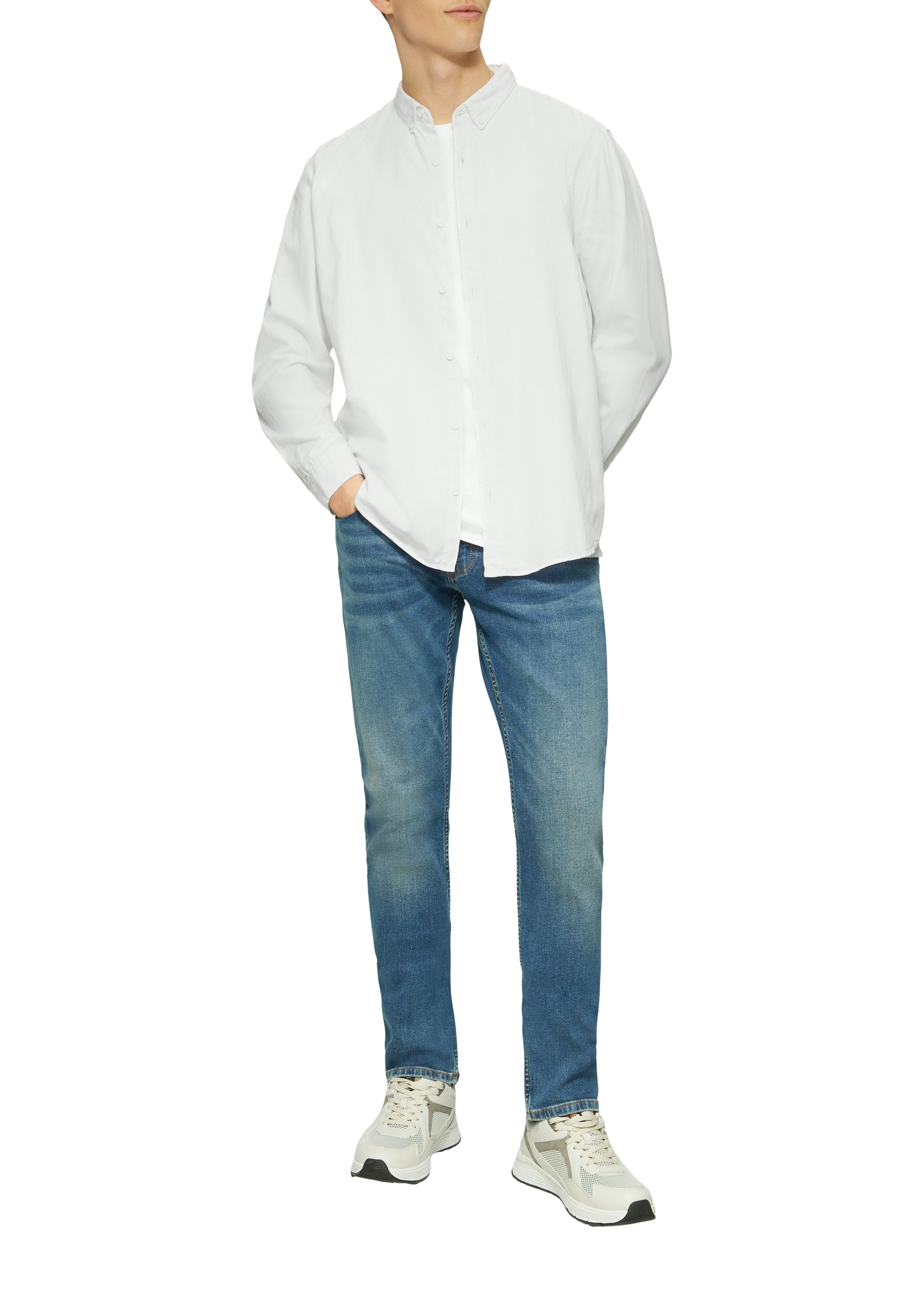 QS Langarmhemd mit Manschetten günstig online kaufen