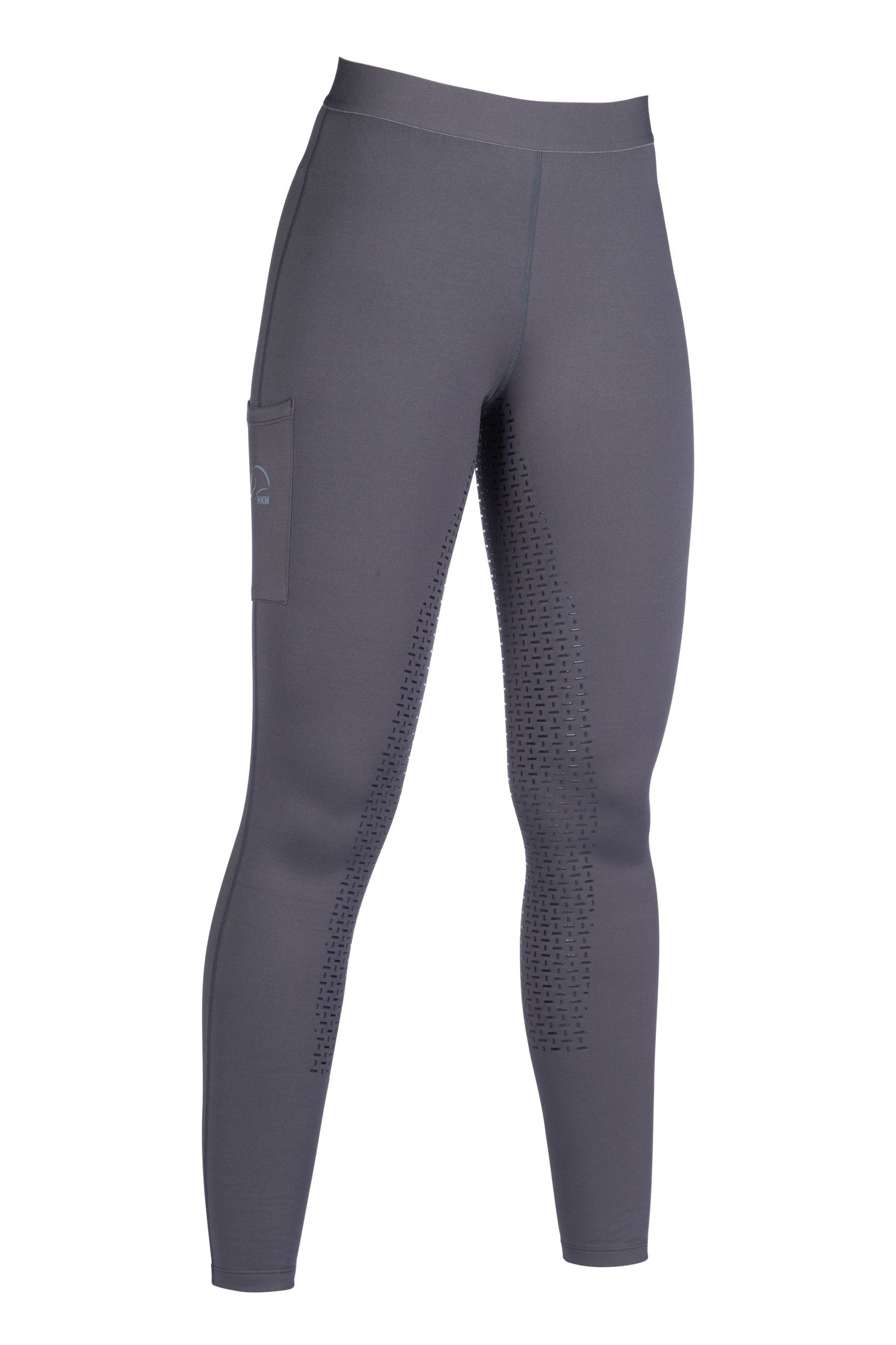 HKM Reitleggings Reitleggings -Bella- Silikon-Vollbesatz dunkelgrau (9300)