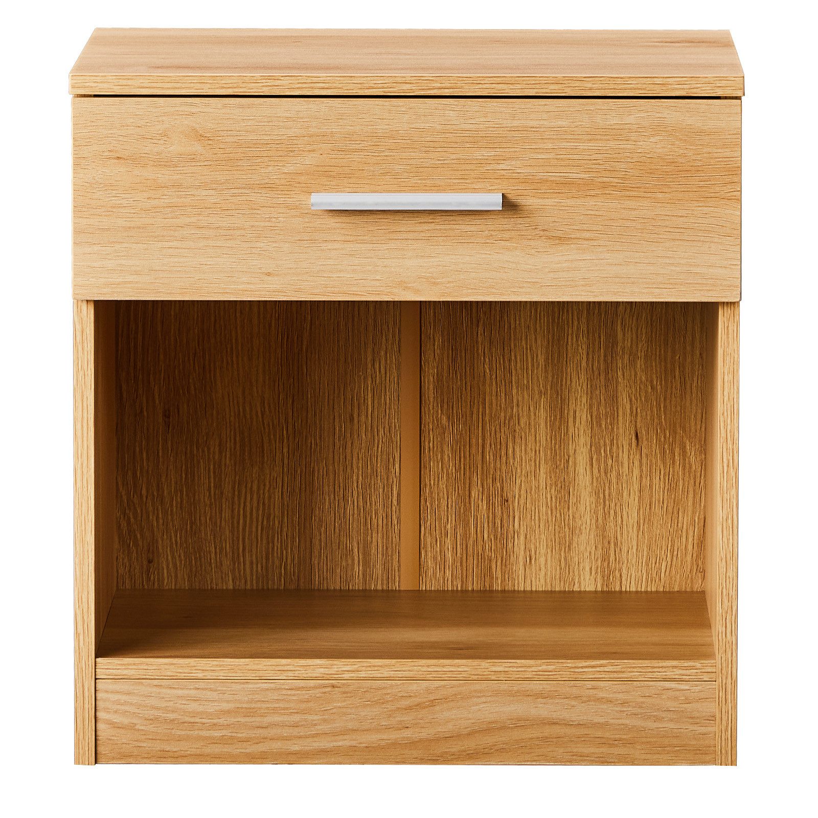 VINGLI Nachttisch Kleiner Beistelltisch Weiß, Nachtschrank mit Schubladen, Nachtkommde (2-St), 39 x 29x 41 cm, für Boxspringbetten – Bild 4 von 5