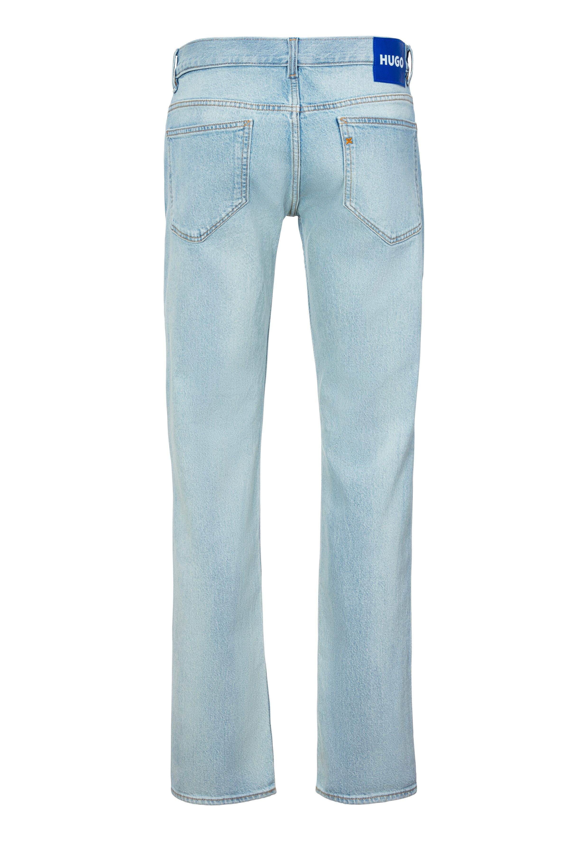 HUGO Blue Slim-fit-Jeans Ash mit Stone-washed-Finish günstig online kaufen