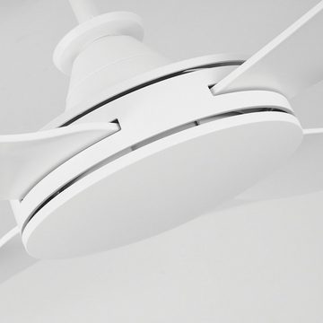 hofstein Deckenventilator »Costarainera« Deckenventilator aus Metall in Weiß