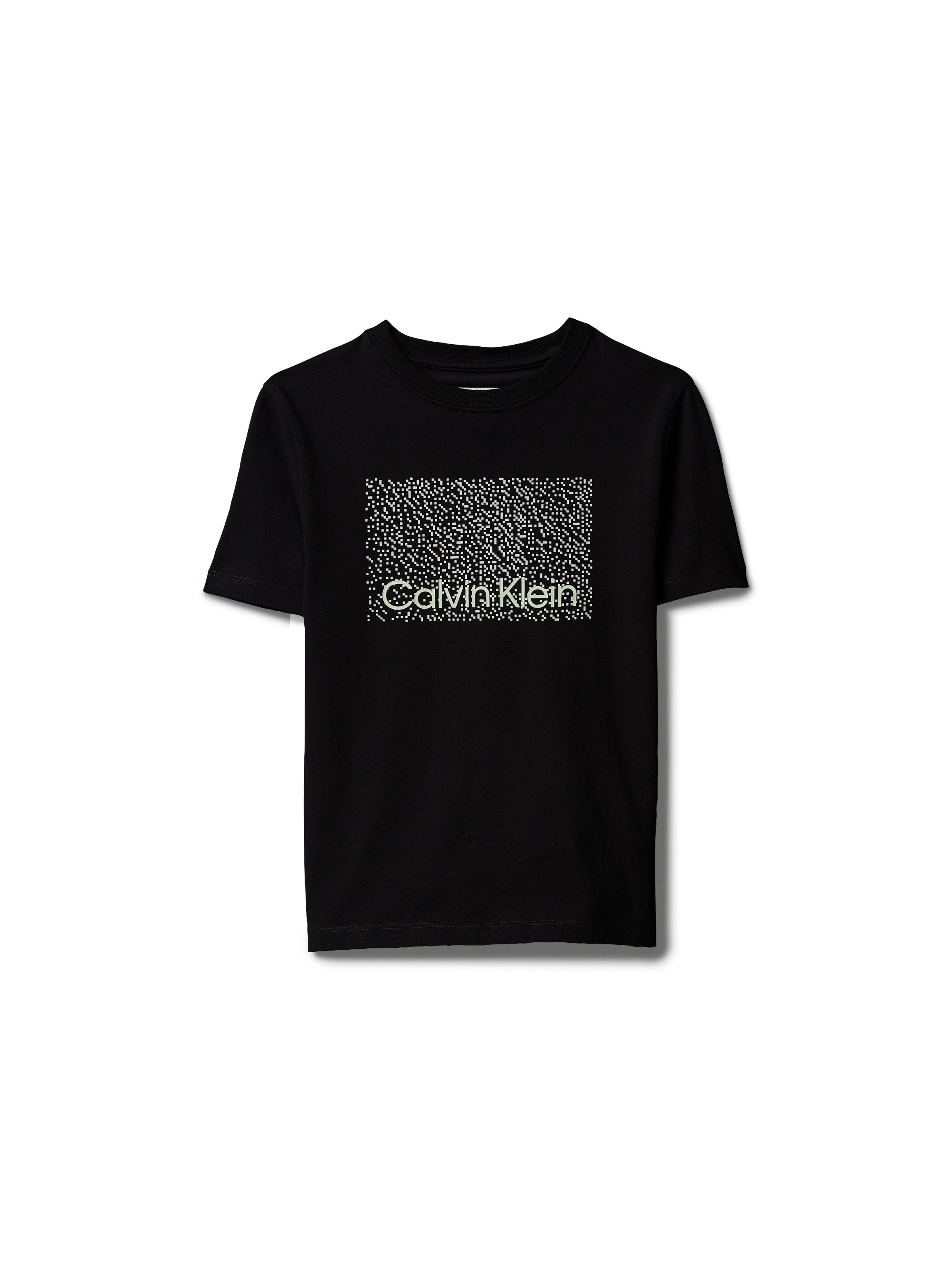 Calvin Klein Jeans T-Shirt PERFORATION T-SHIRT Regular fit für Kinder mit Markenprint – Bild 4 von 5