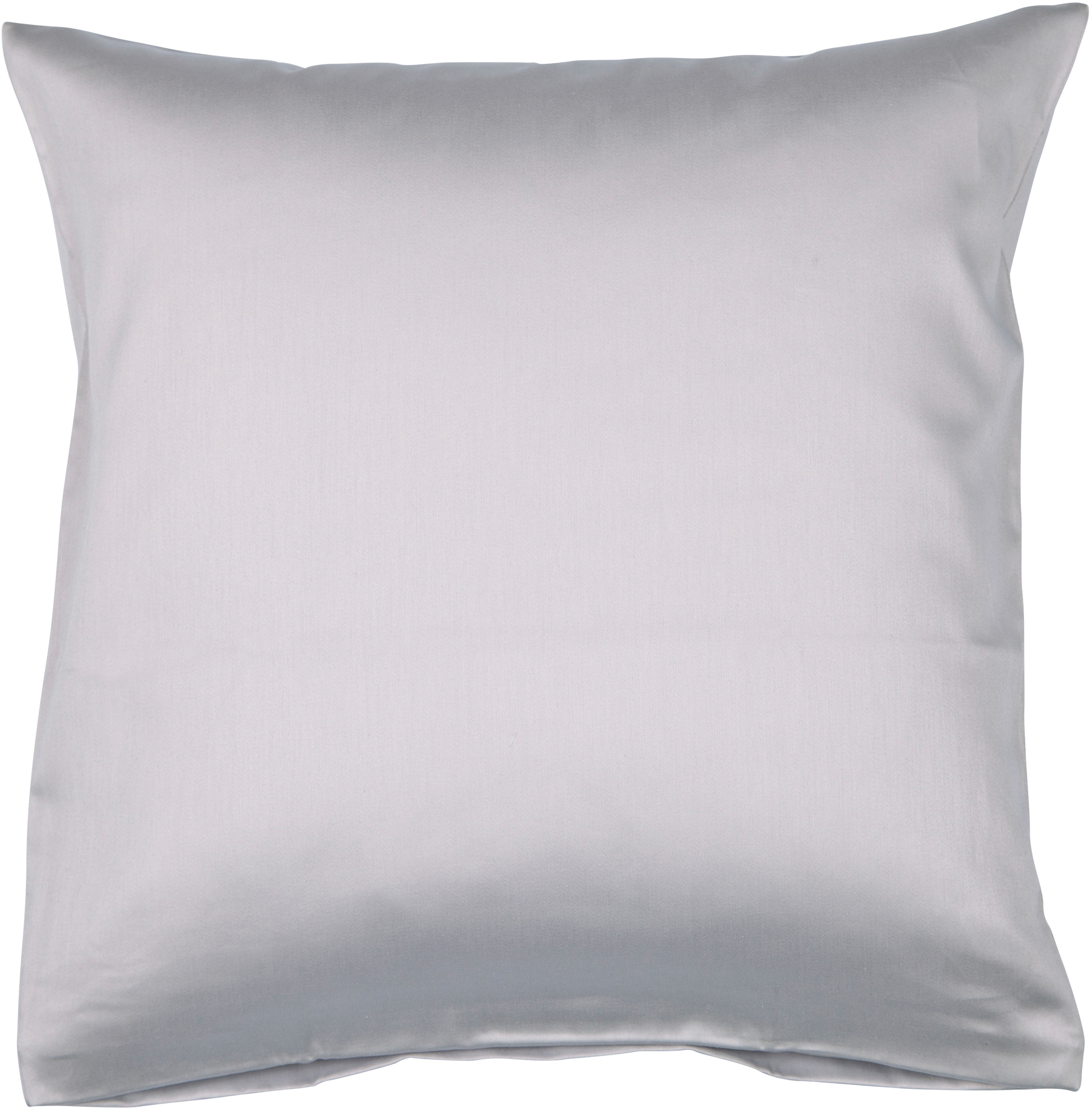 Janine Kissenbezug Colors Mako Satin, (1 Stück), mit Reißverschluss, uni Kissenhülle, feinfädig, 100% Baumwolle