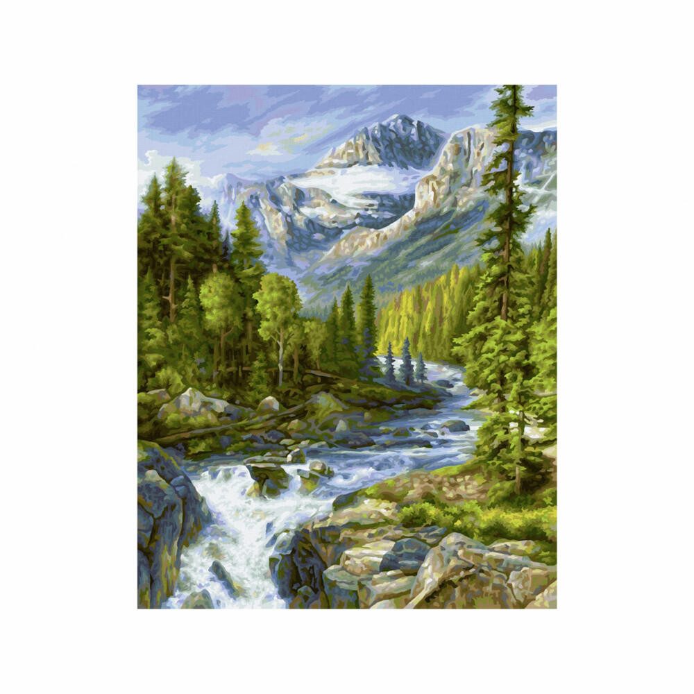 Schipper Malen nach Zahlen Rocky Mountains 40 x 50 cm