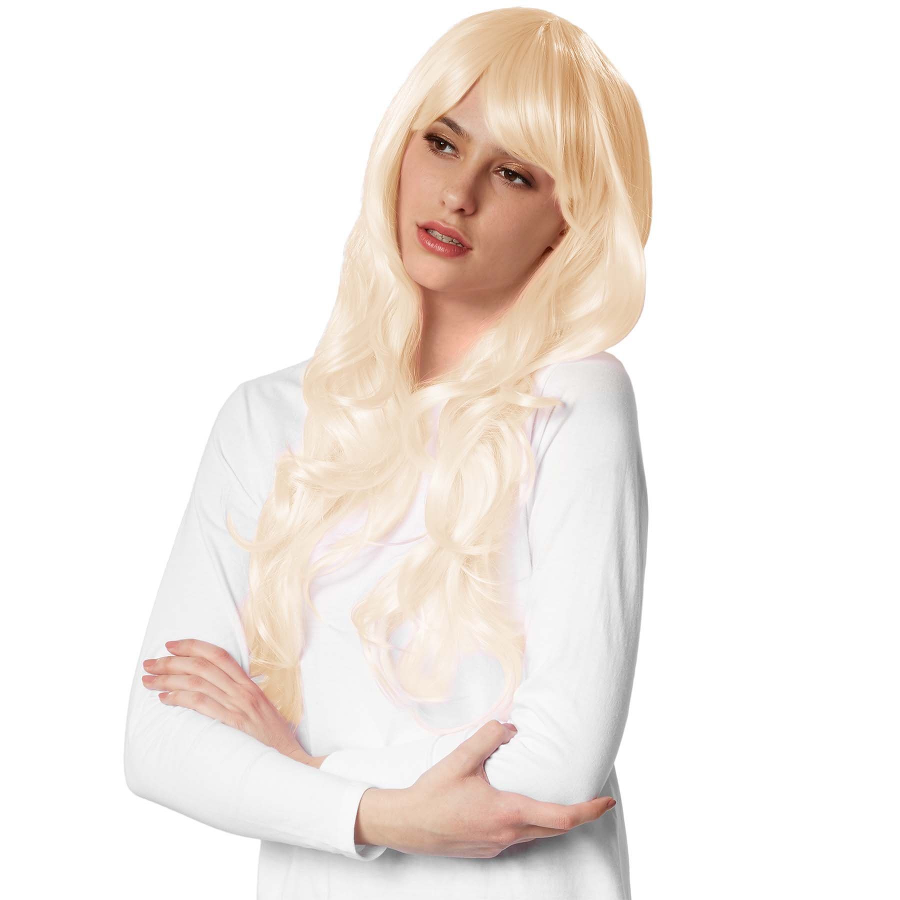 dressforfun Kostüm-Perücke Perücke Lange Haare Locken